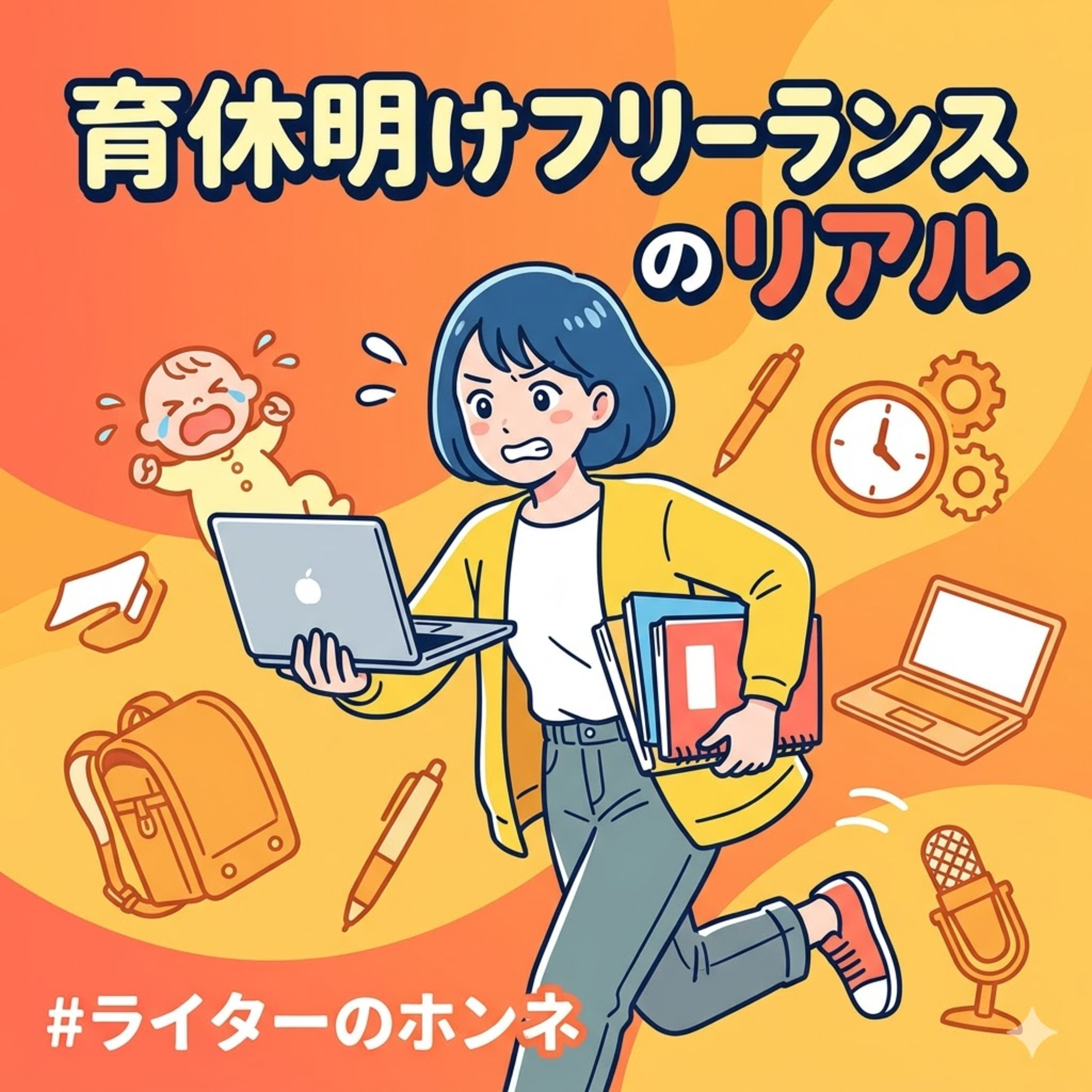 育休明けフリーランスが直面する仕事と子育て事情
