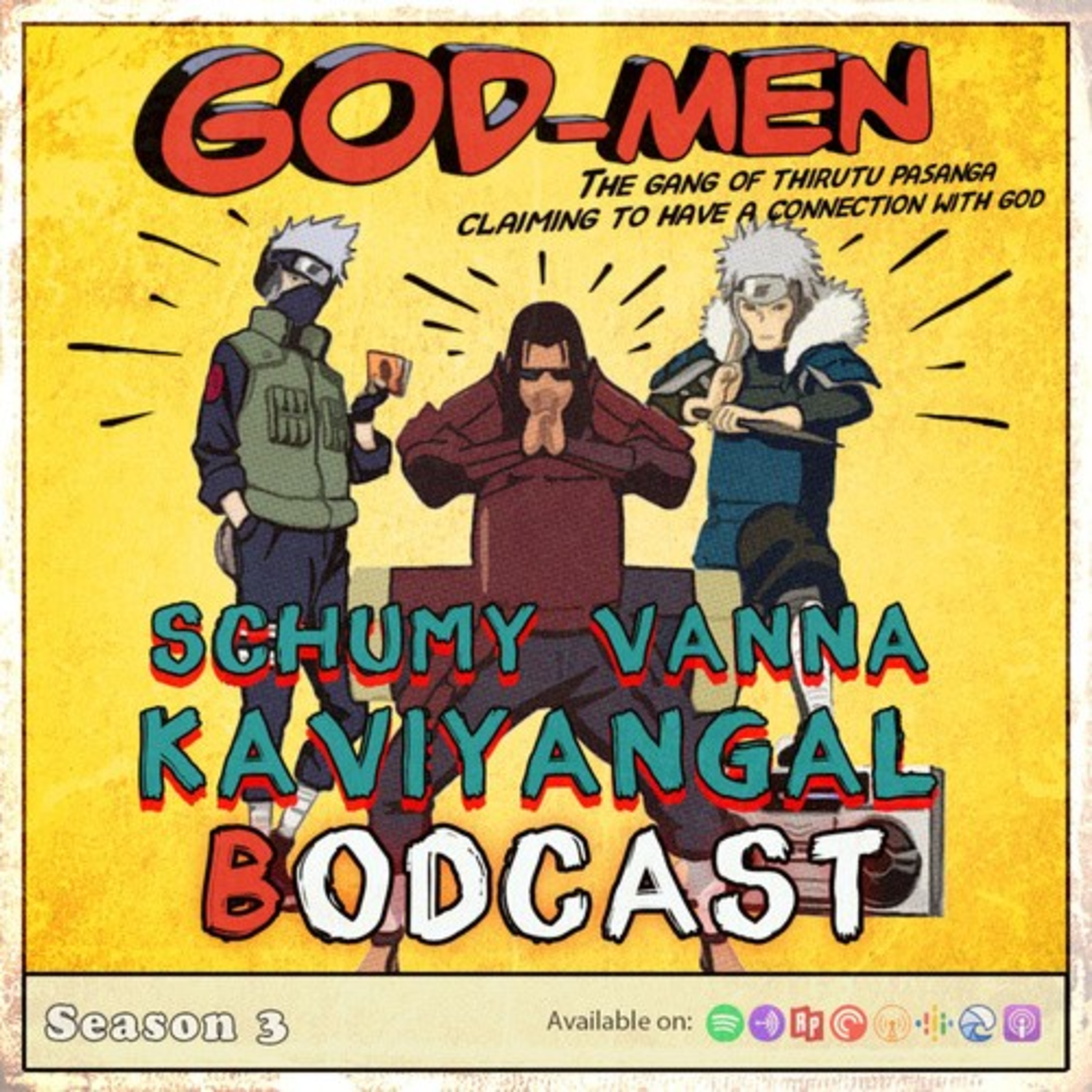 S03E06: Godmen ft. Tobirama Senju and Kakashi Hatake episode artwork