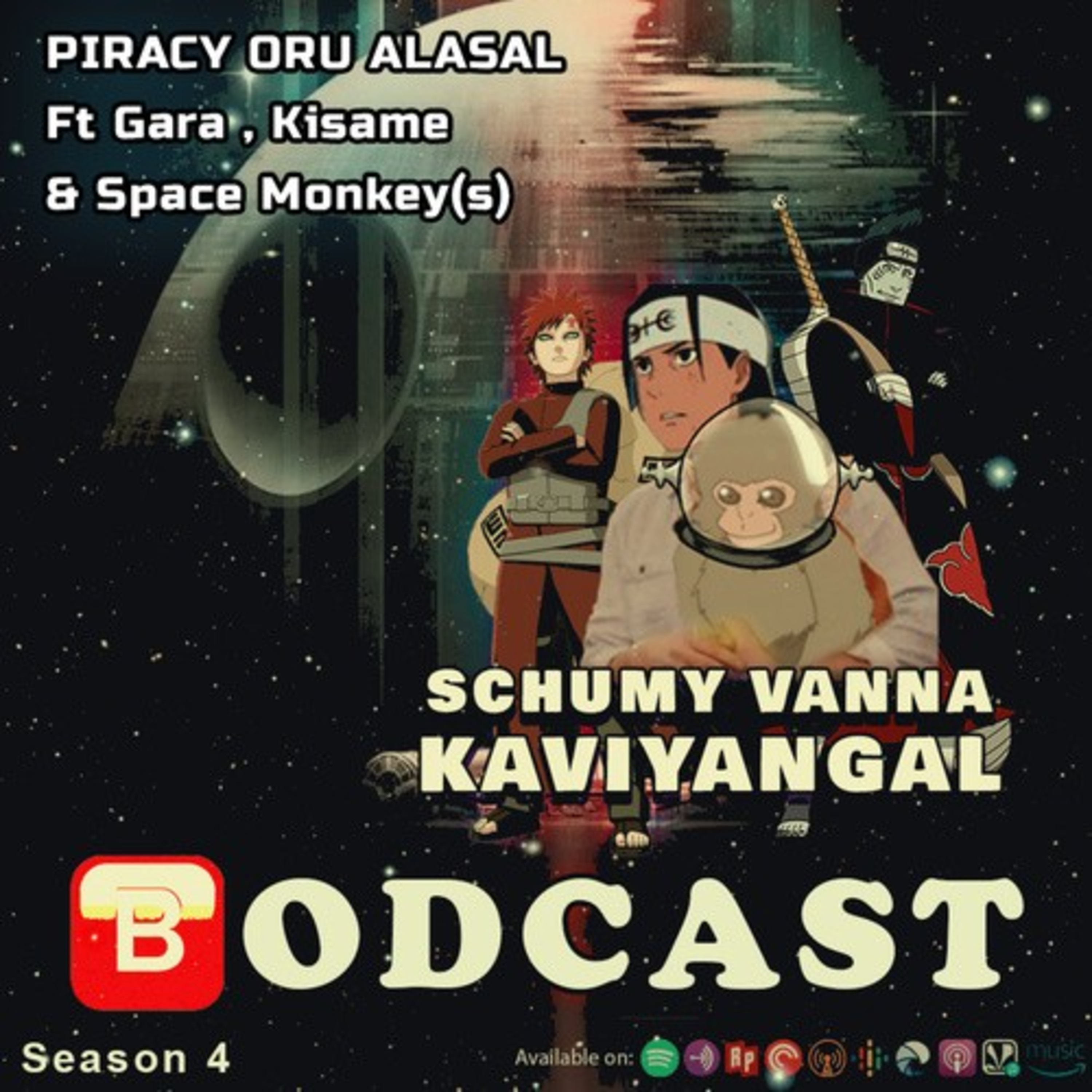 S04E14:-Piracy ft.Gaara, Kisame & Space Monkey(s) episode artwork