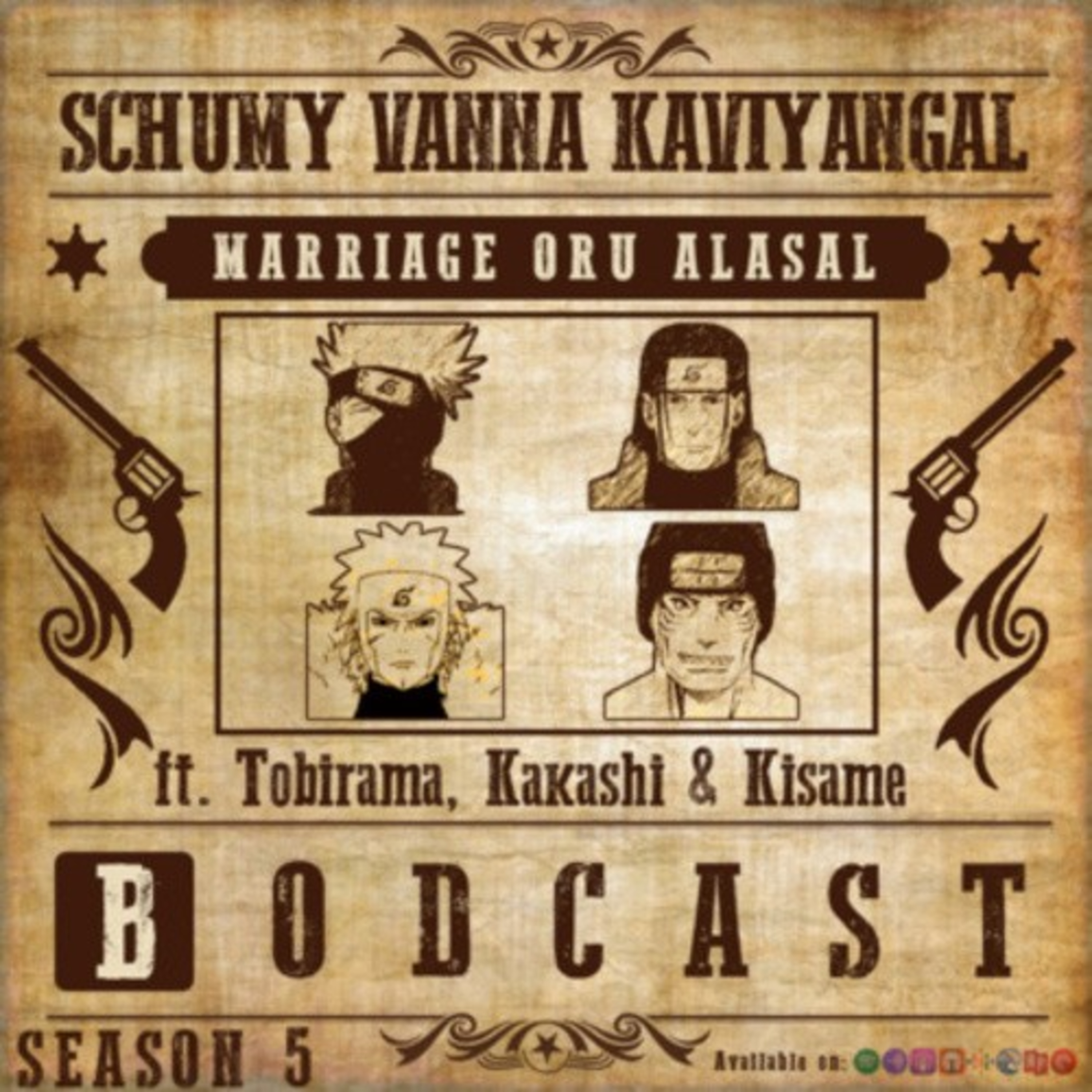 S05E02:-Marriage Oru Alasal ft.Tobirama Senju,Kakashi Hatake & Kisame Hoshigake. episode artwork