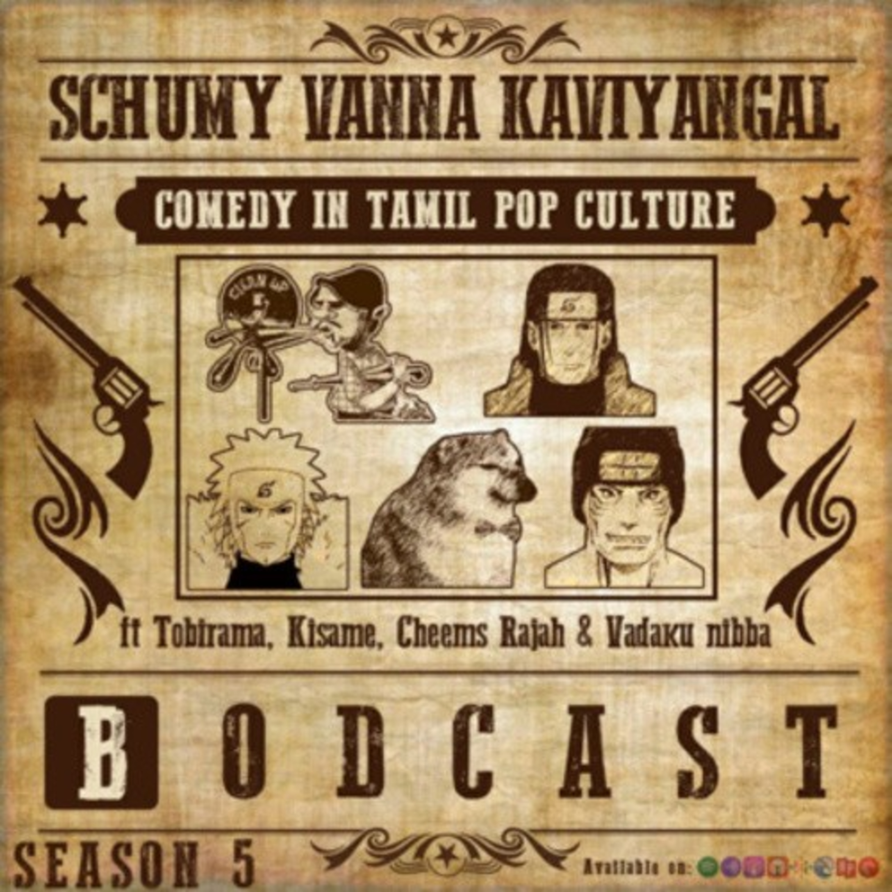 S05E07:- Comedy In Tamil Pop Culture ft.Tobirama Senju,Kisame Hoshigake,Cheems Rajah & Vadaku Nibba episode artwork
