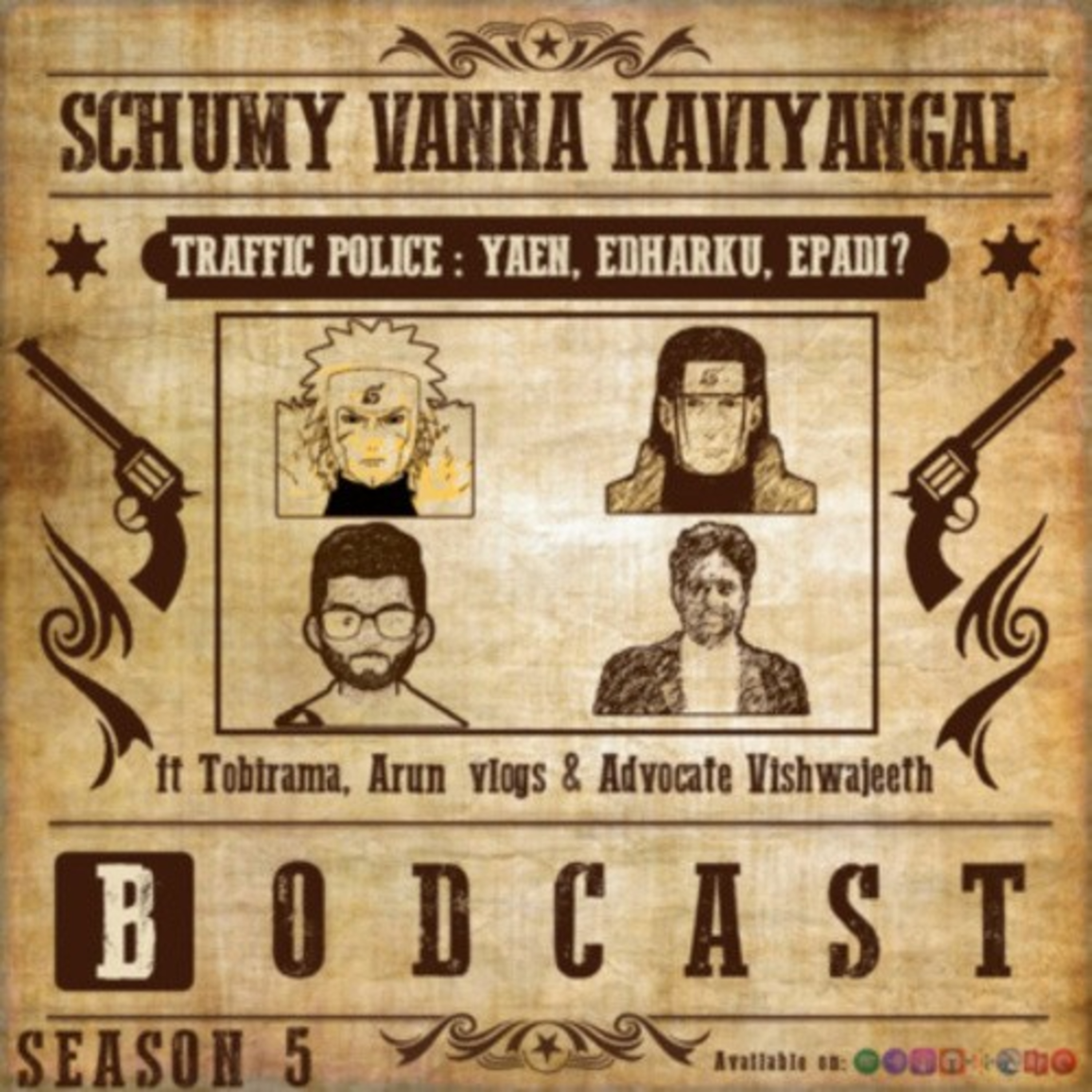 S05E12:-Traffic Police : Yaen, Edharku, Epadi? ft.Tobirama Senju, Arun Vlogs & Advocate Vishwajeeth. episode artwork