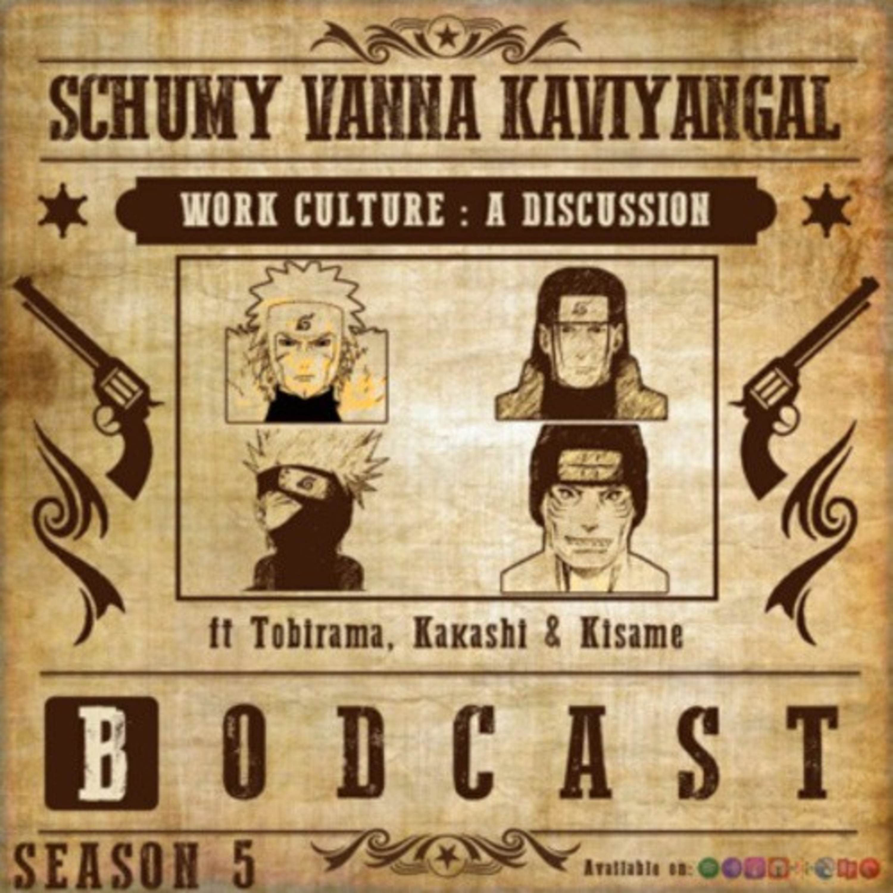 S05E13:- Work Culture : A discussion ft.Tobirama Senju,Kakashi Hatake & Kisame. episode artwork