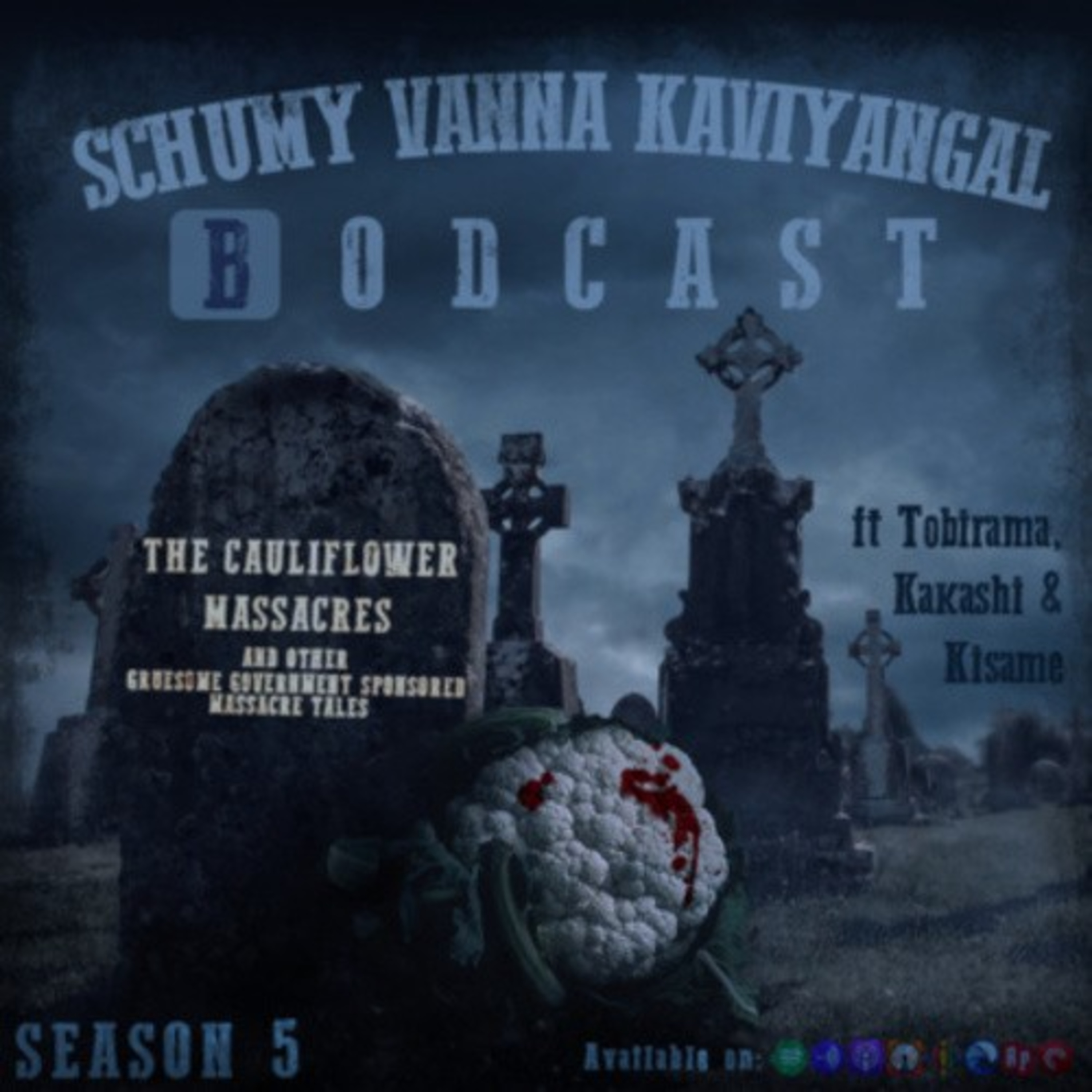 S05E14:-The Cauliflower massacres and other gruesome government sponsored massacre tales ft.Tobirama Senju,Kakashi Hatake & Kisame. episode artwork