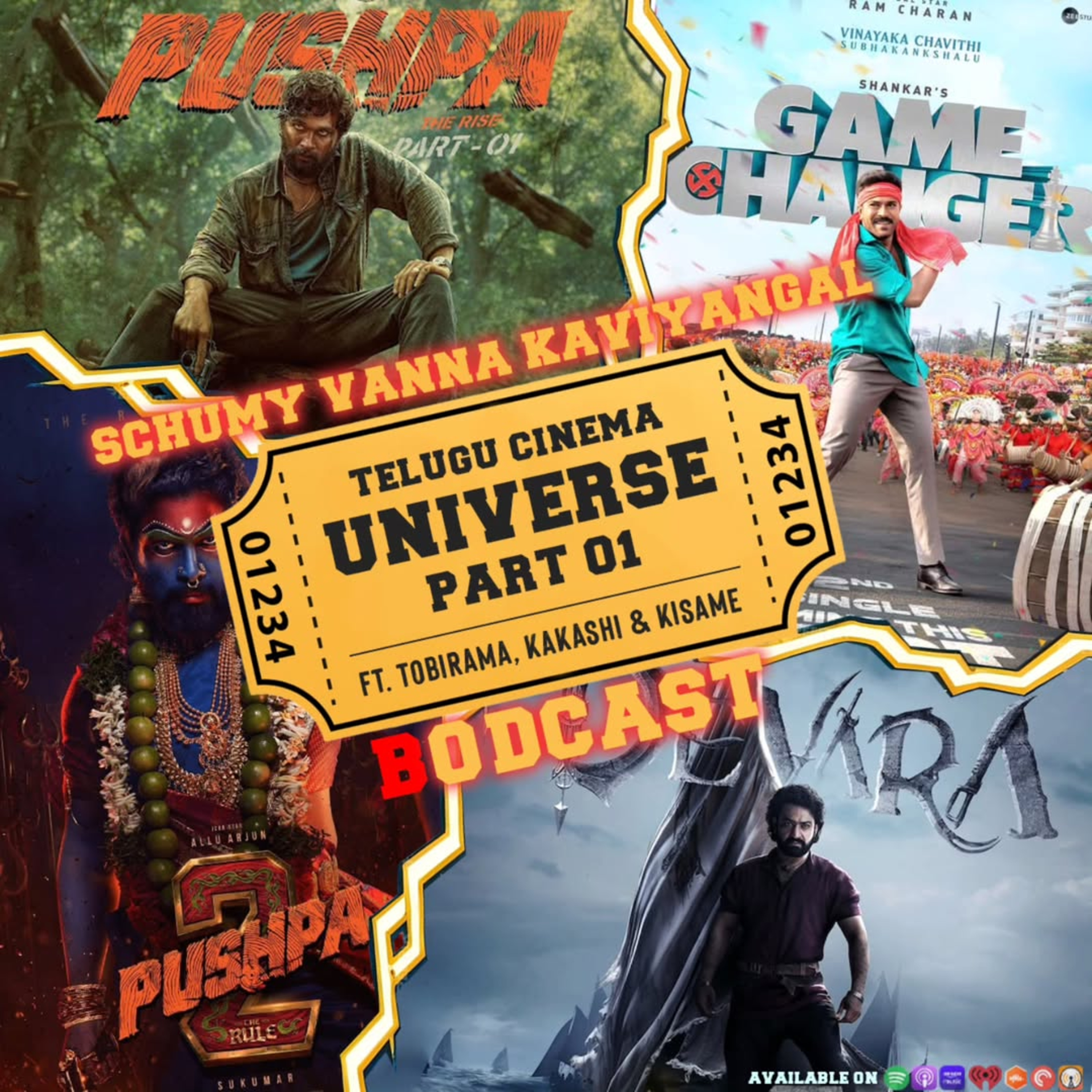 S08E19 Telugu Cinema Universe Part 01 ft. ft.Haashiraamaa Senju,Tobirama Senju, Kakashi Hatake & Kisame Hoshigake.