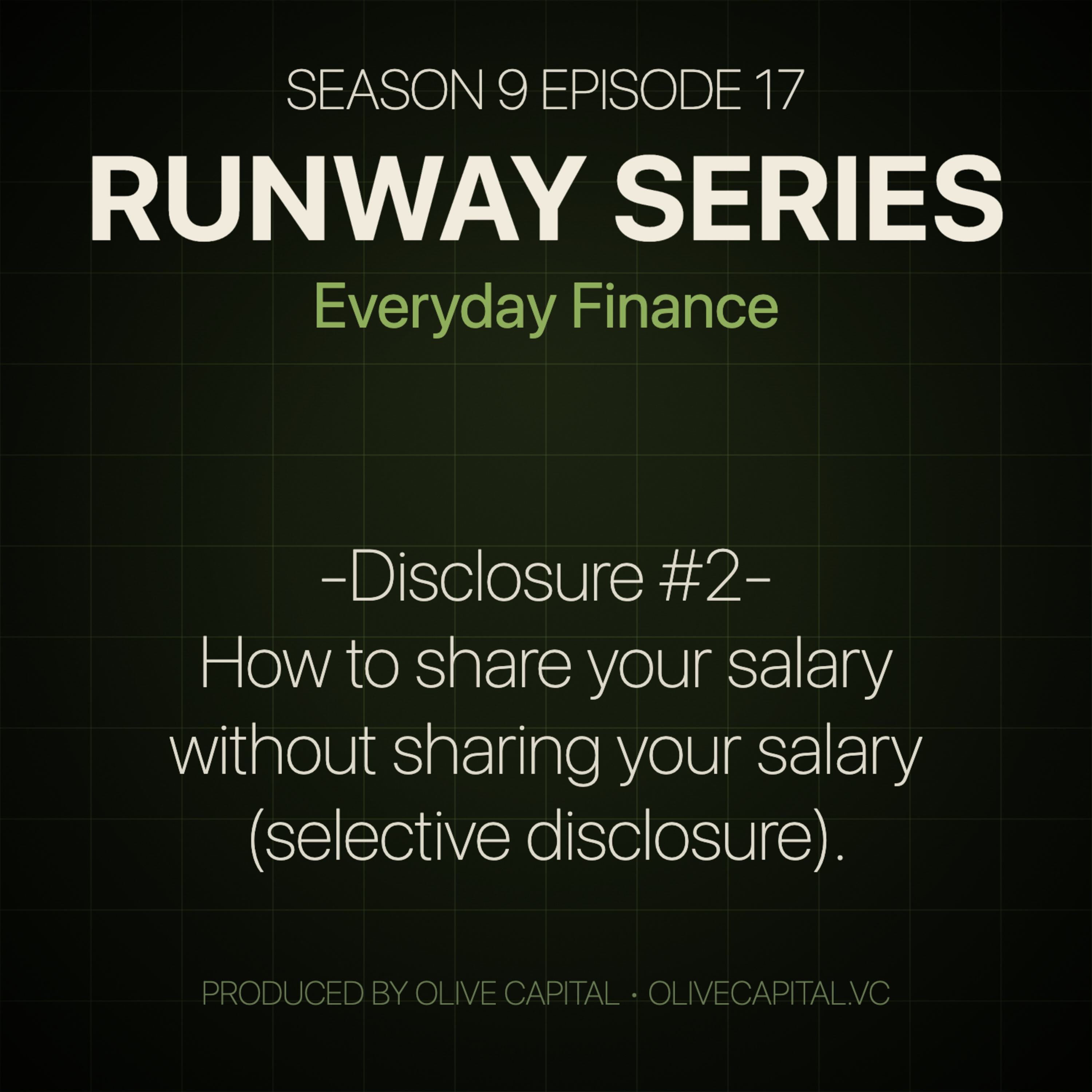 [Disclosure #2] How to share your salary.. without sharing your salary (selective disclosure)