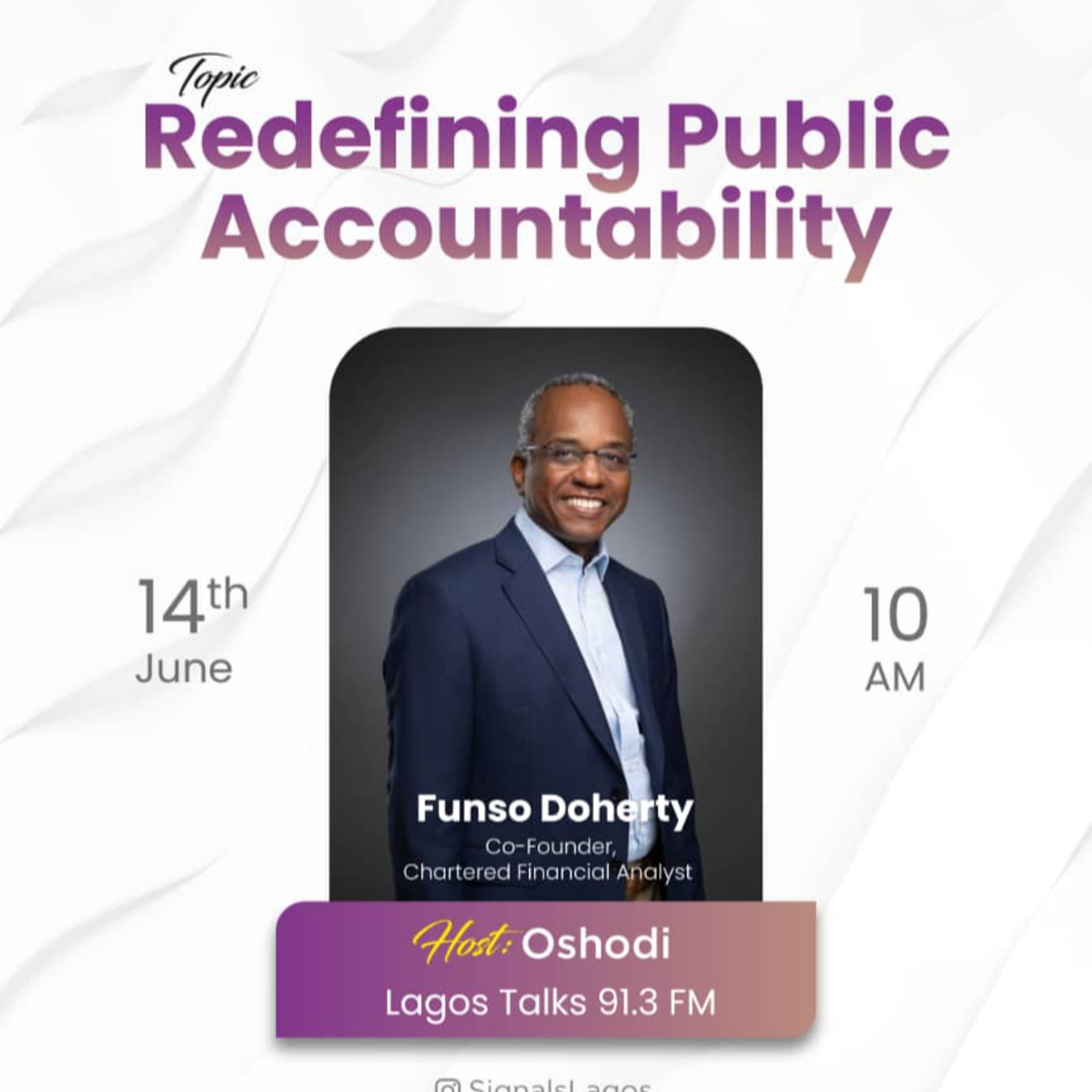 Redefining Public Accountability Ft. Funso Doherty