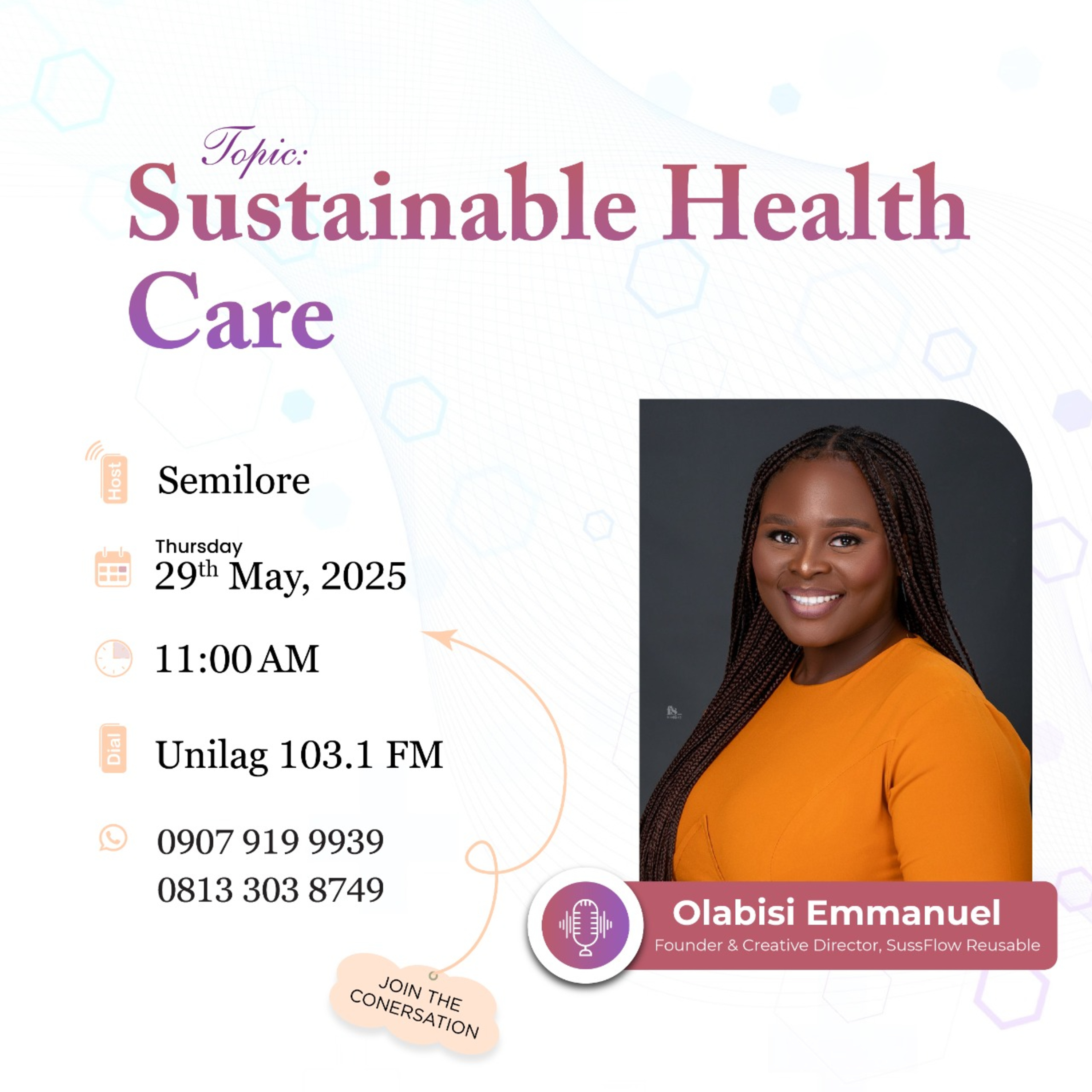 Sustainable Health Care Ft. Olabisi Emmanuel