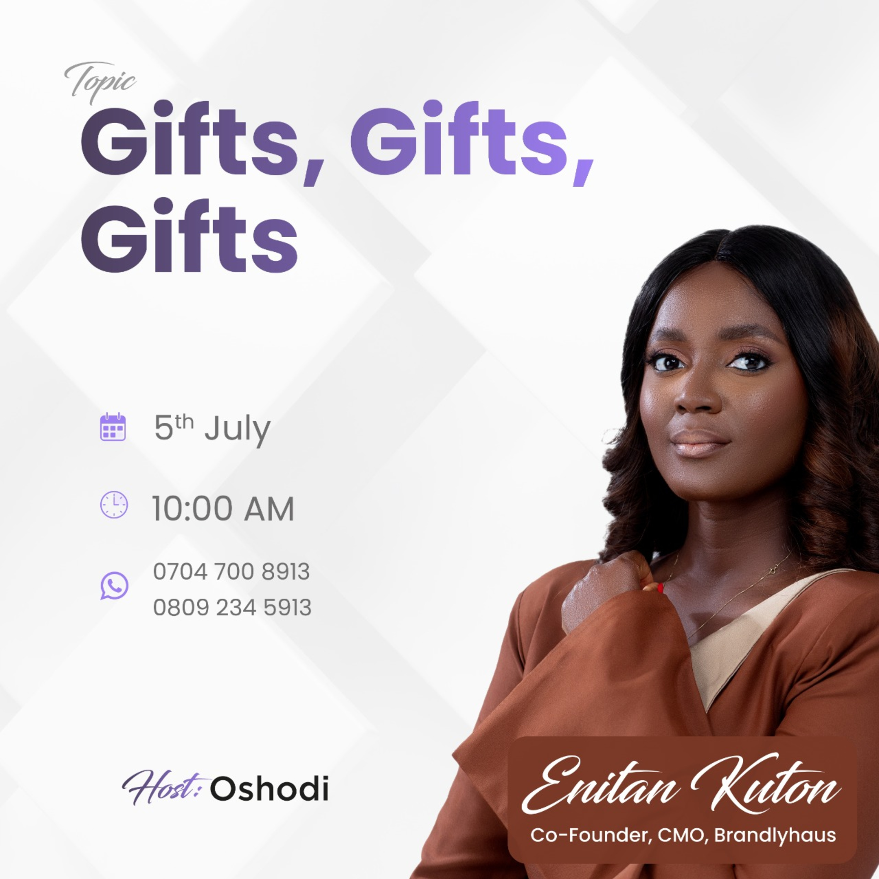 Gifts Gifts Gifts Ft Enitan Kuton