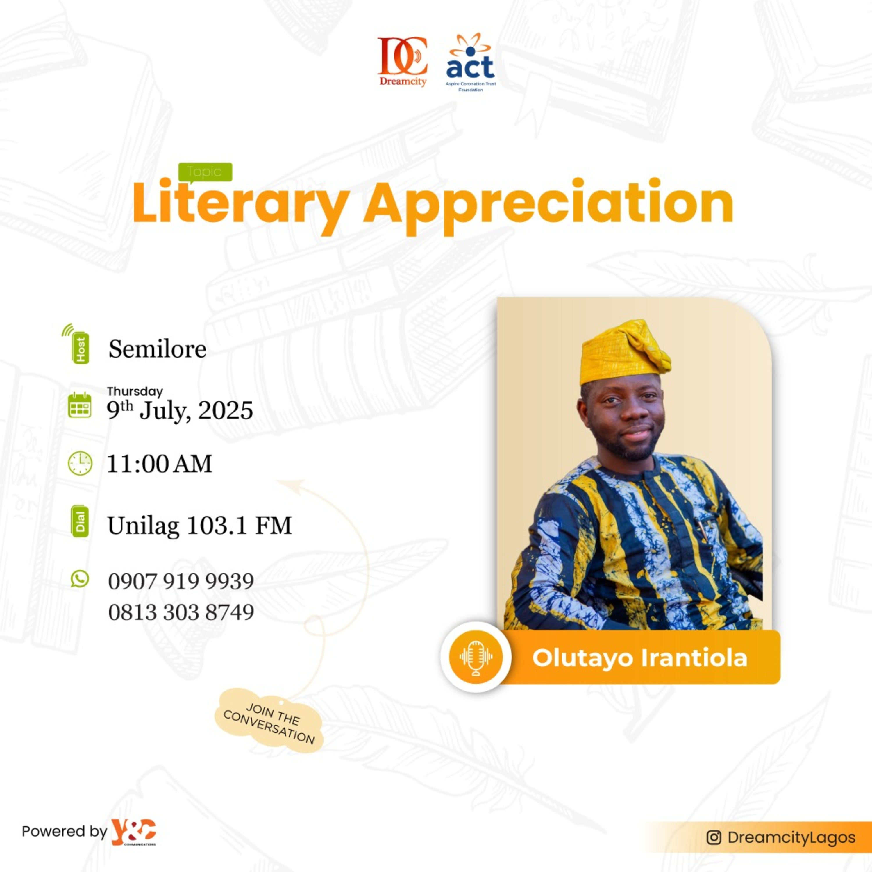 Literary Appreciation Ft Olutayo Irantiola