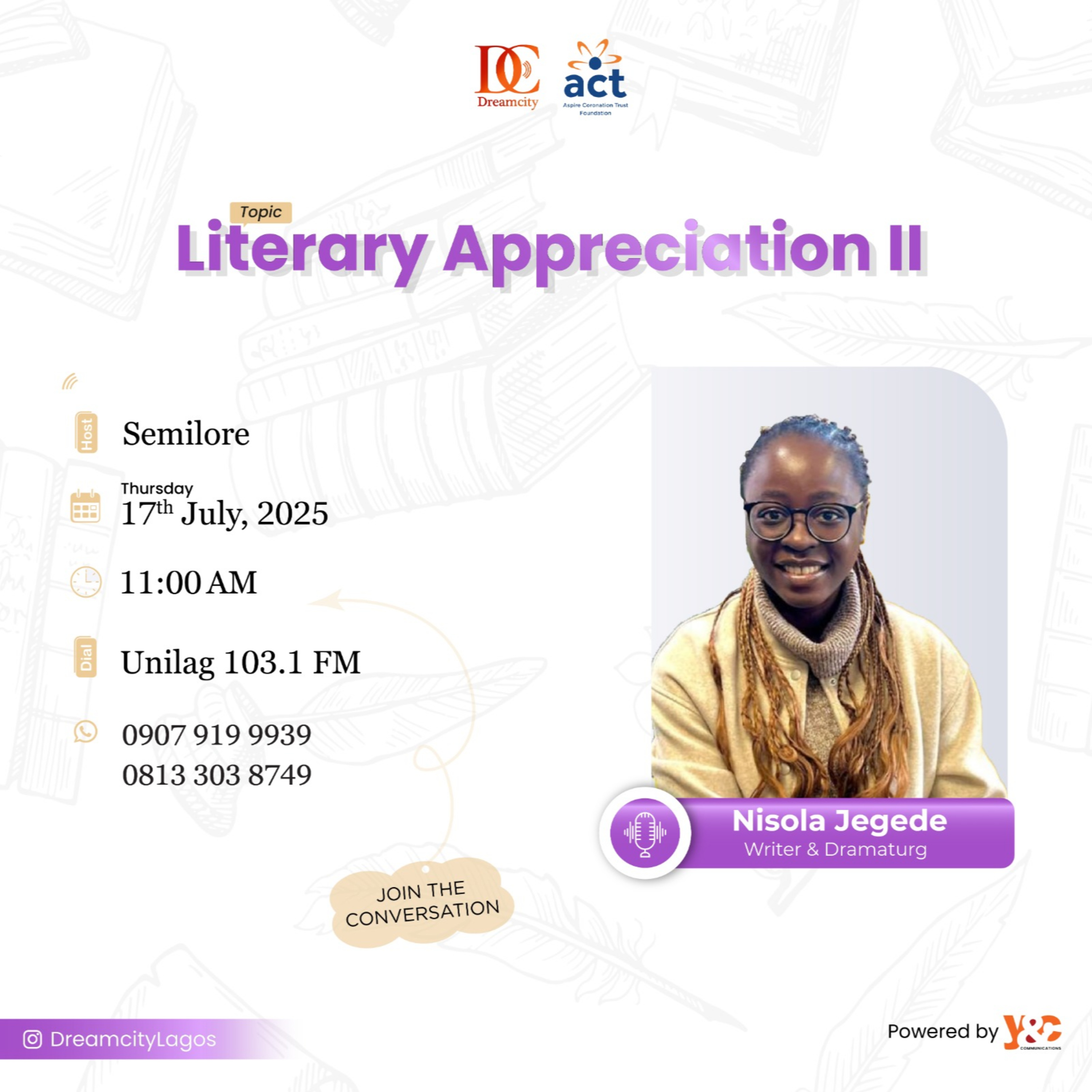 Literary Appreciation II Ft Nisola Jegede