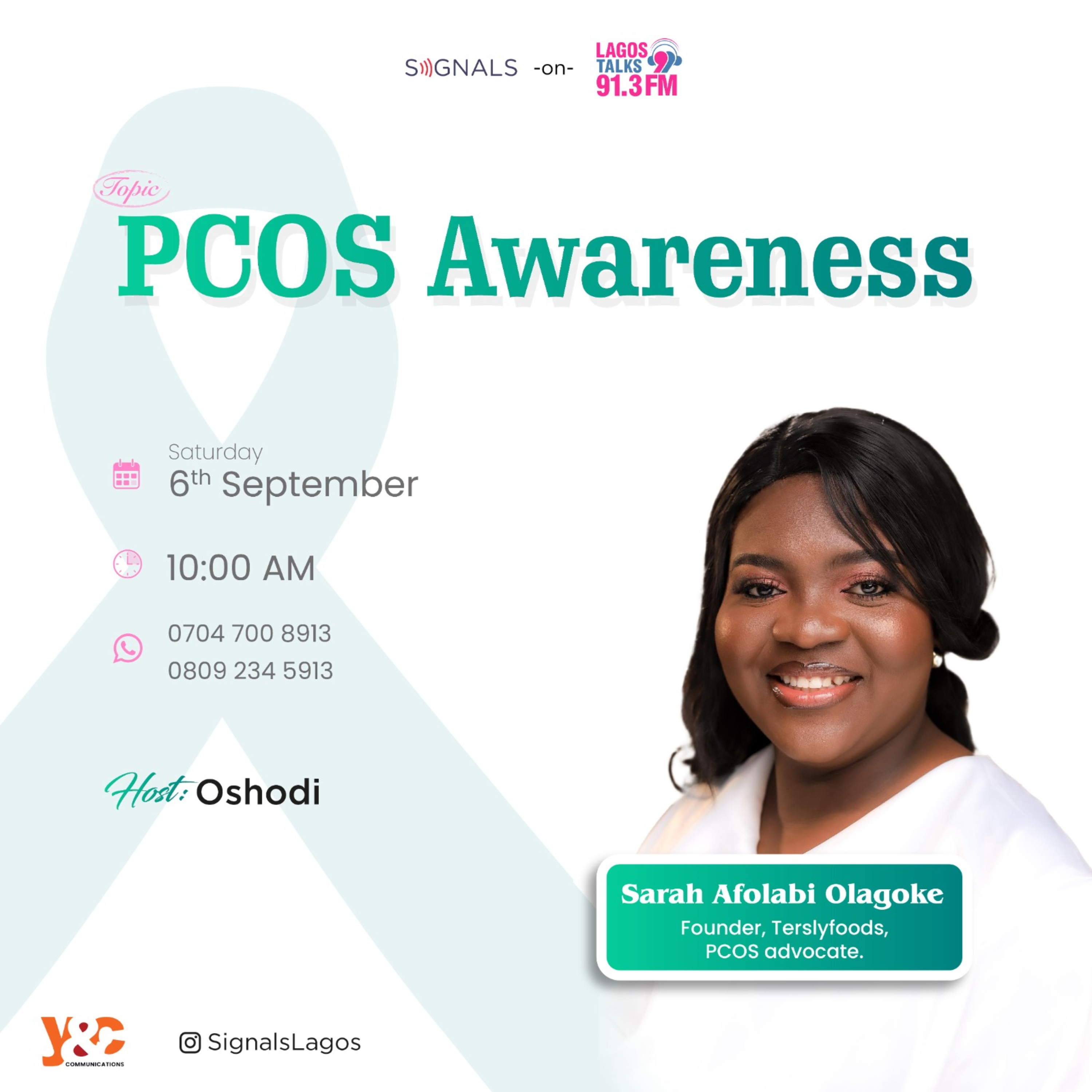 PCOS Awareness Ft. Sarah Afolabi Olagoke