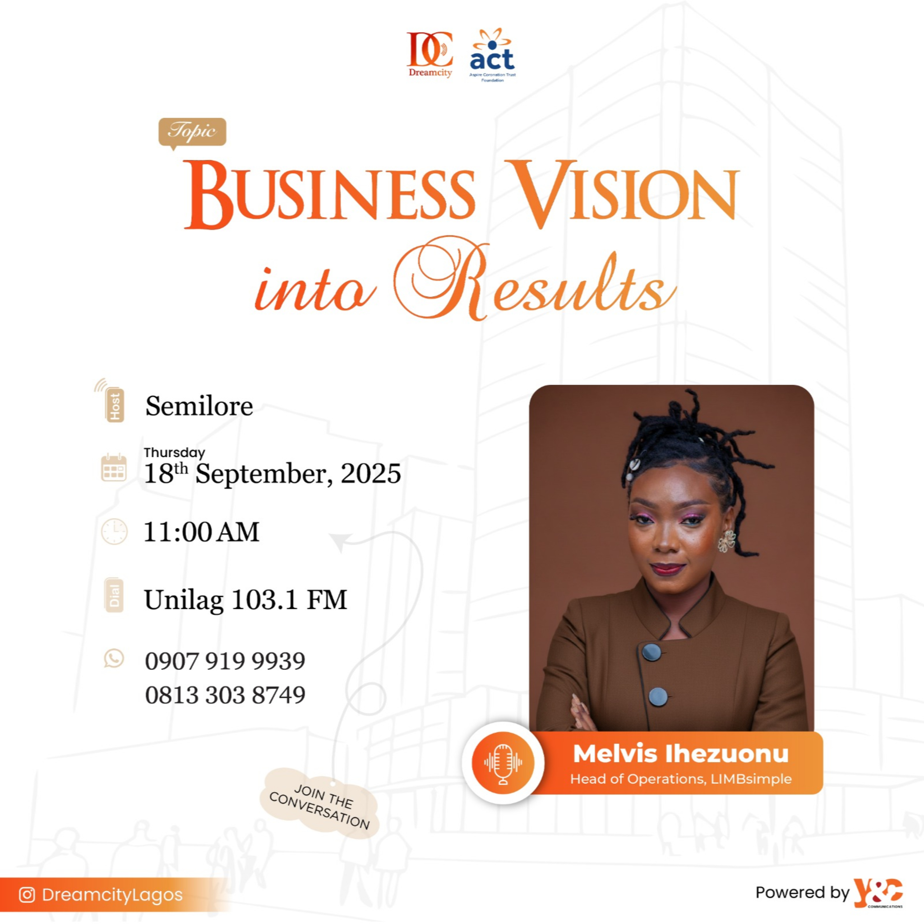 Business Vision into Results Ft Melvis Ihezuonu