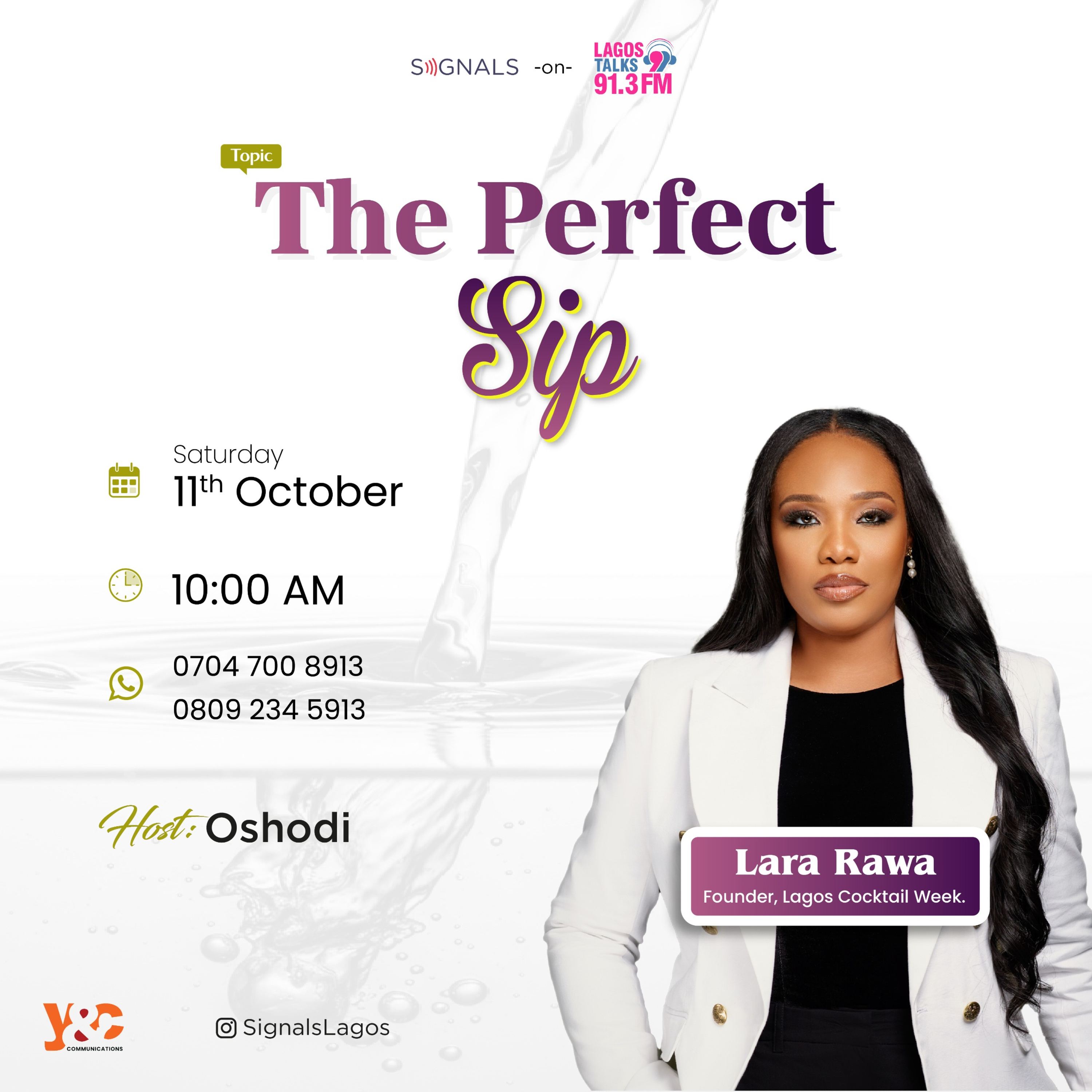 The Perfect Sip Ft Lara Rawa