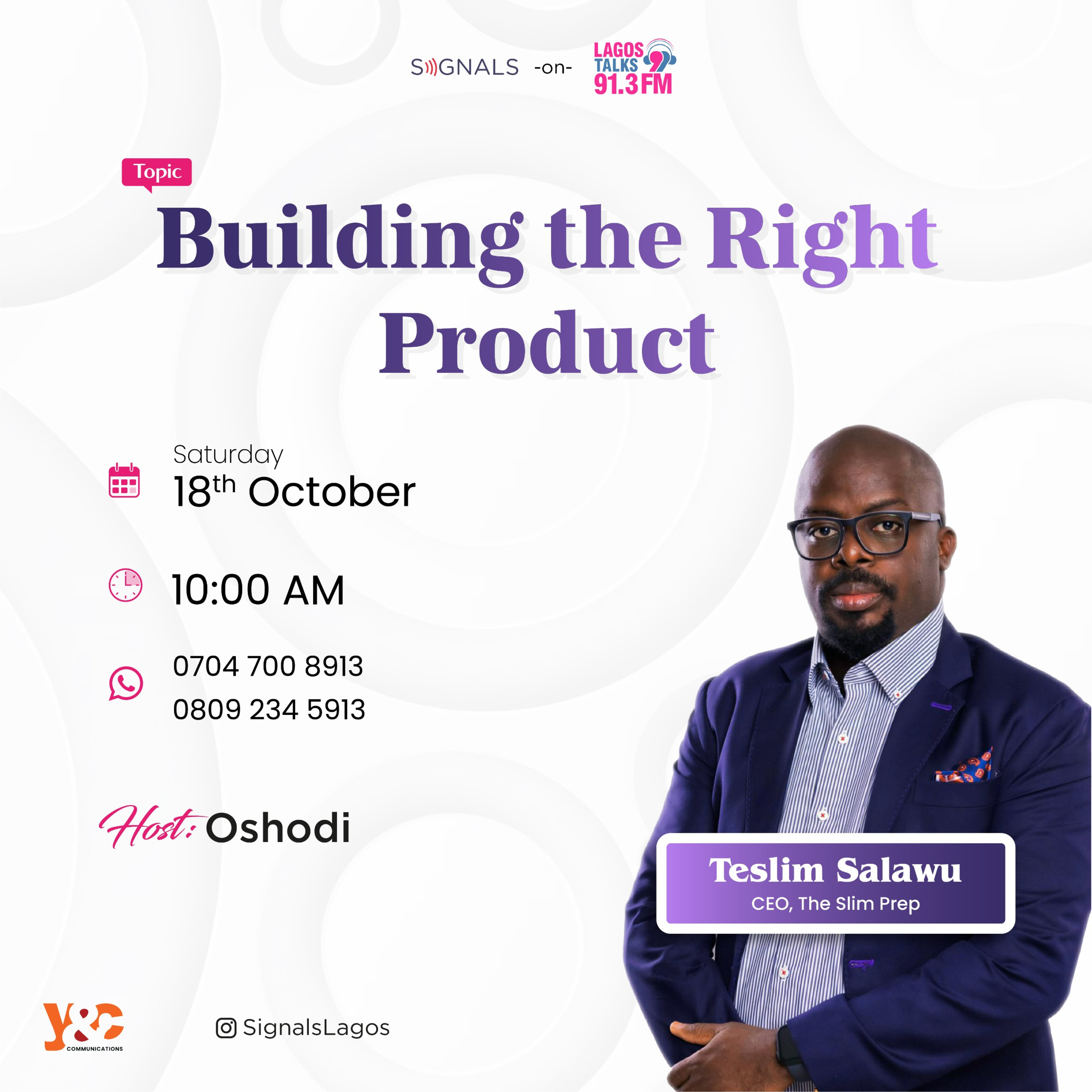 Building the Right Product Ft Teslim Salawu