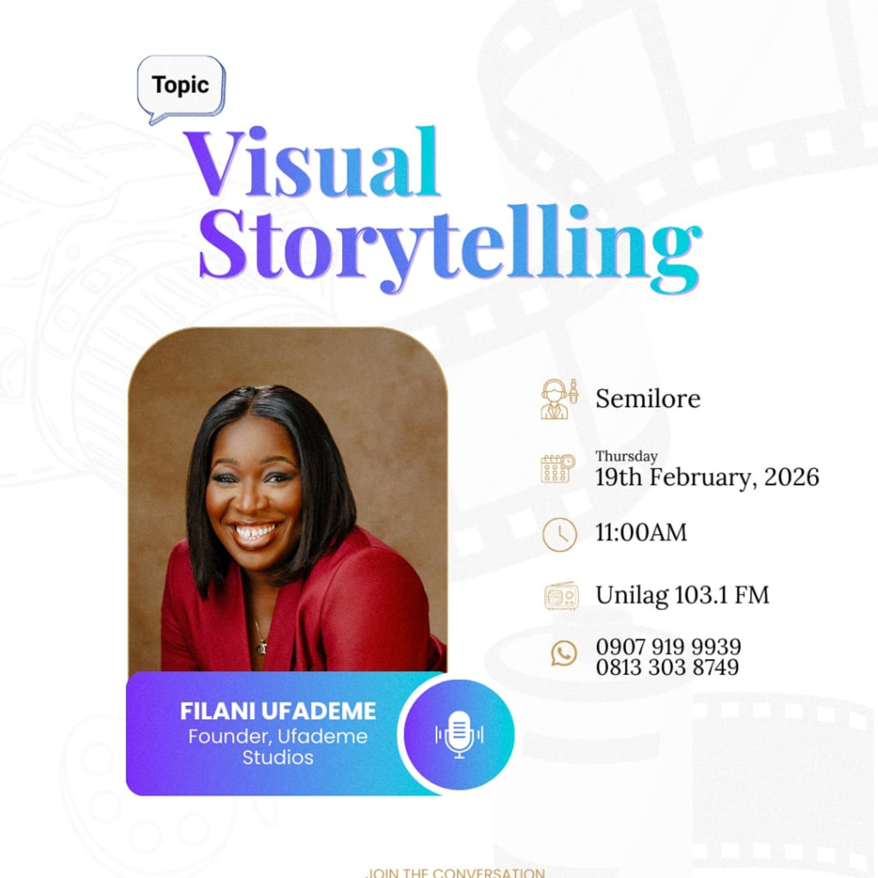 Visual Storytelling Ft Filani Ufademe
