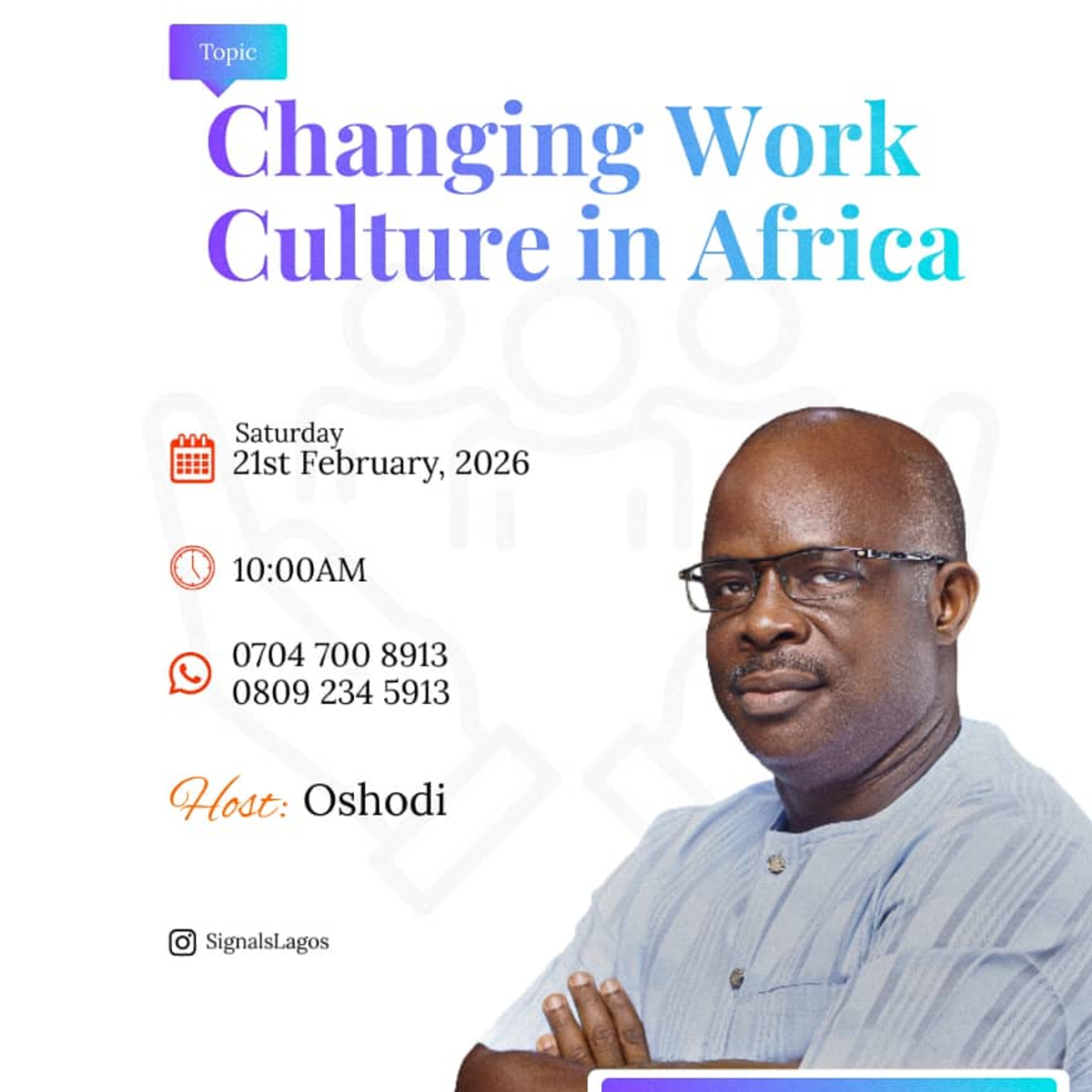 Changing Work Culture in Africa Ft Udo Ngele