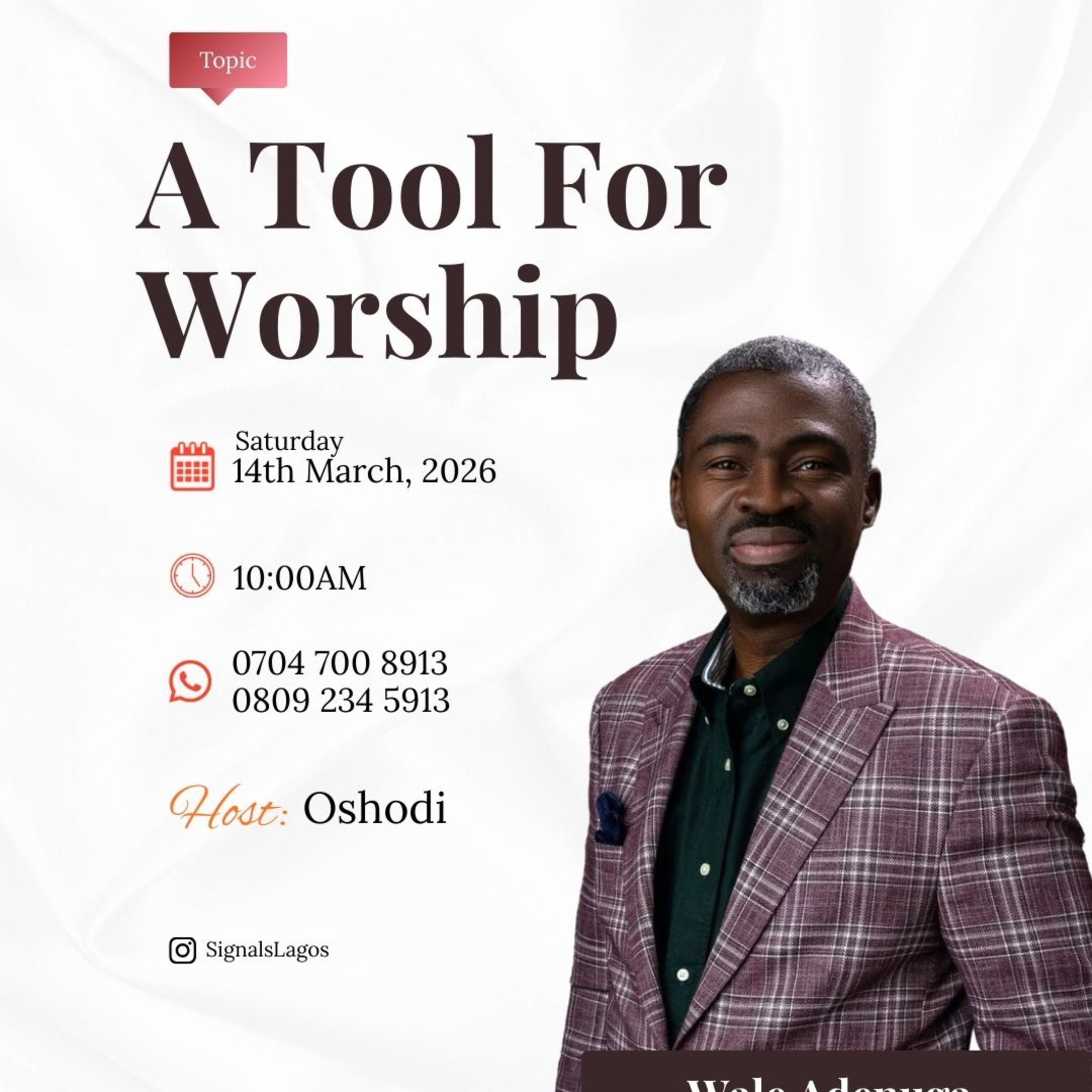 A Tool for Worship Ft Wale Adenuga