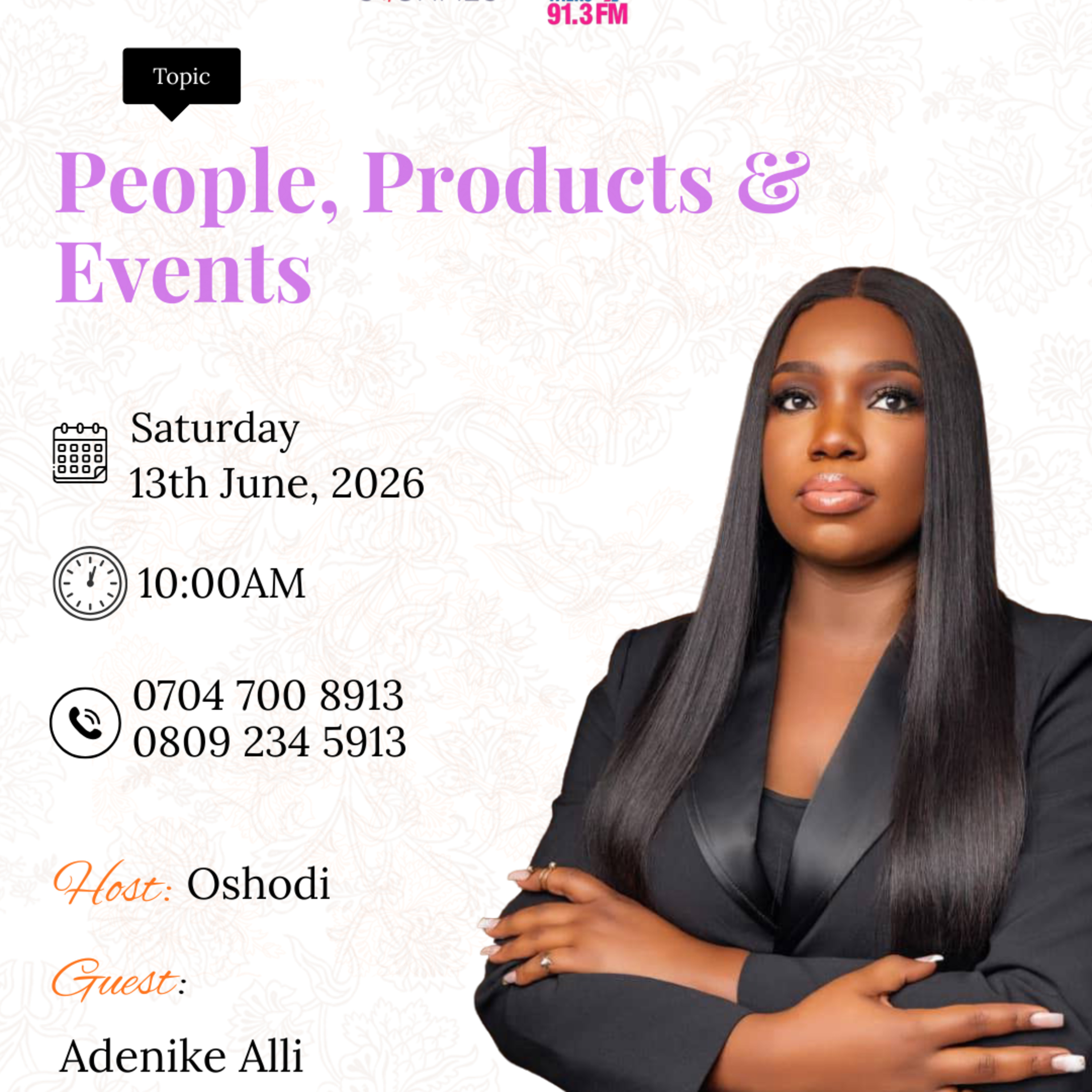 People, Products & Events with Adenike Alli 