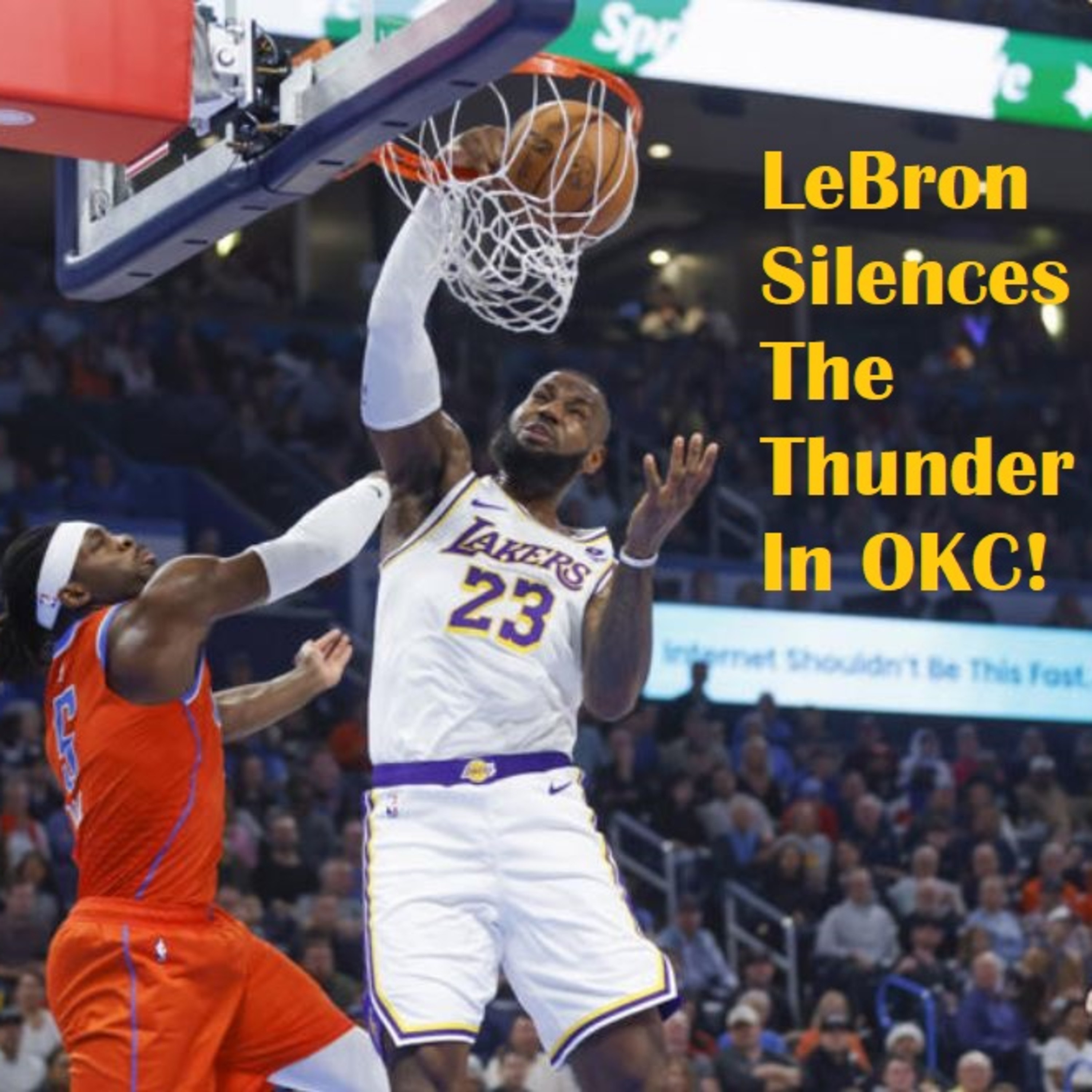 Lakers-Thunder Postgame! Lakers Changes Leads To A Pre-Christmas Win Over The Thunder!