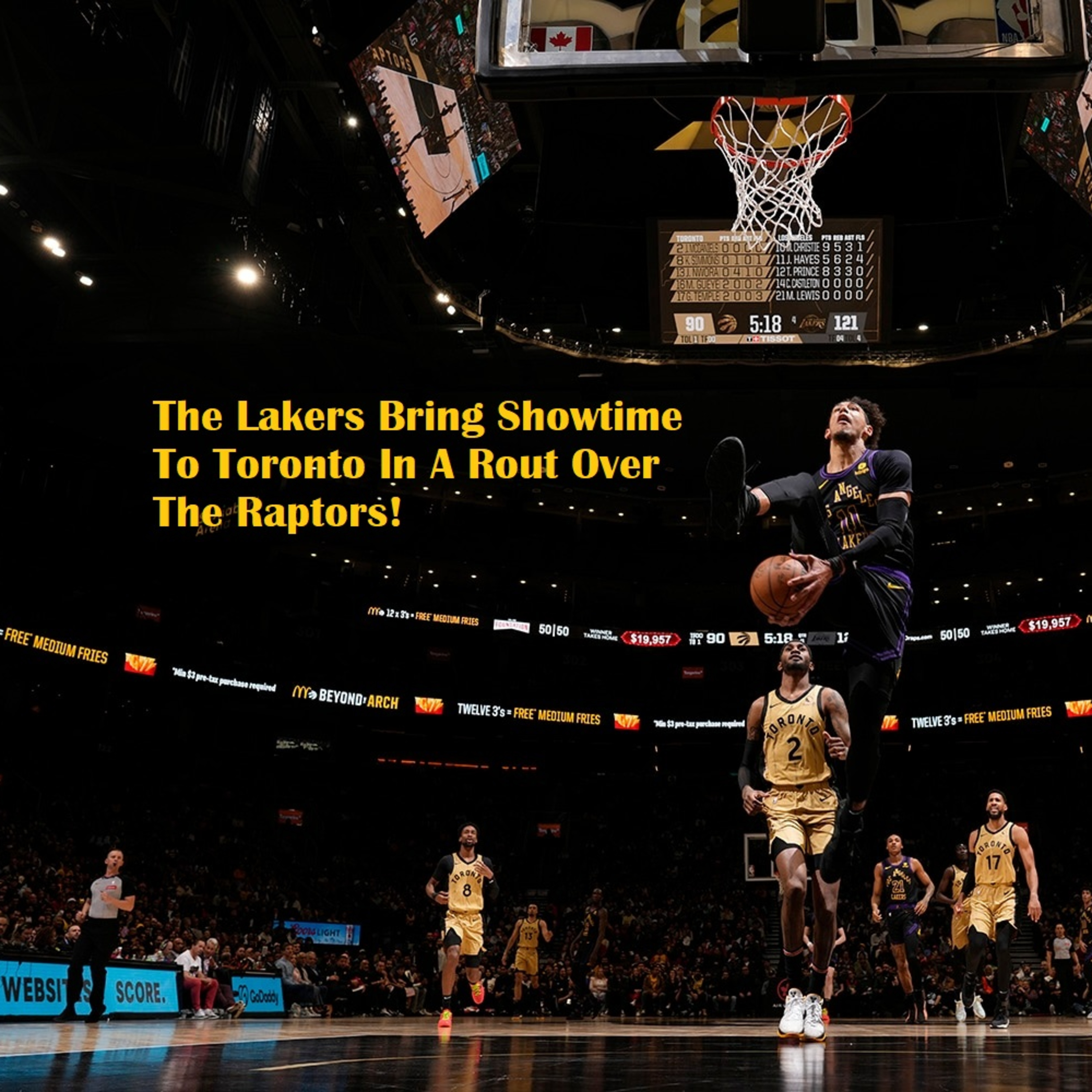 Lakers-Raptors Postgame! Lakers Find Paydirt In The Great White North With An Easy W Over The Raps!