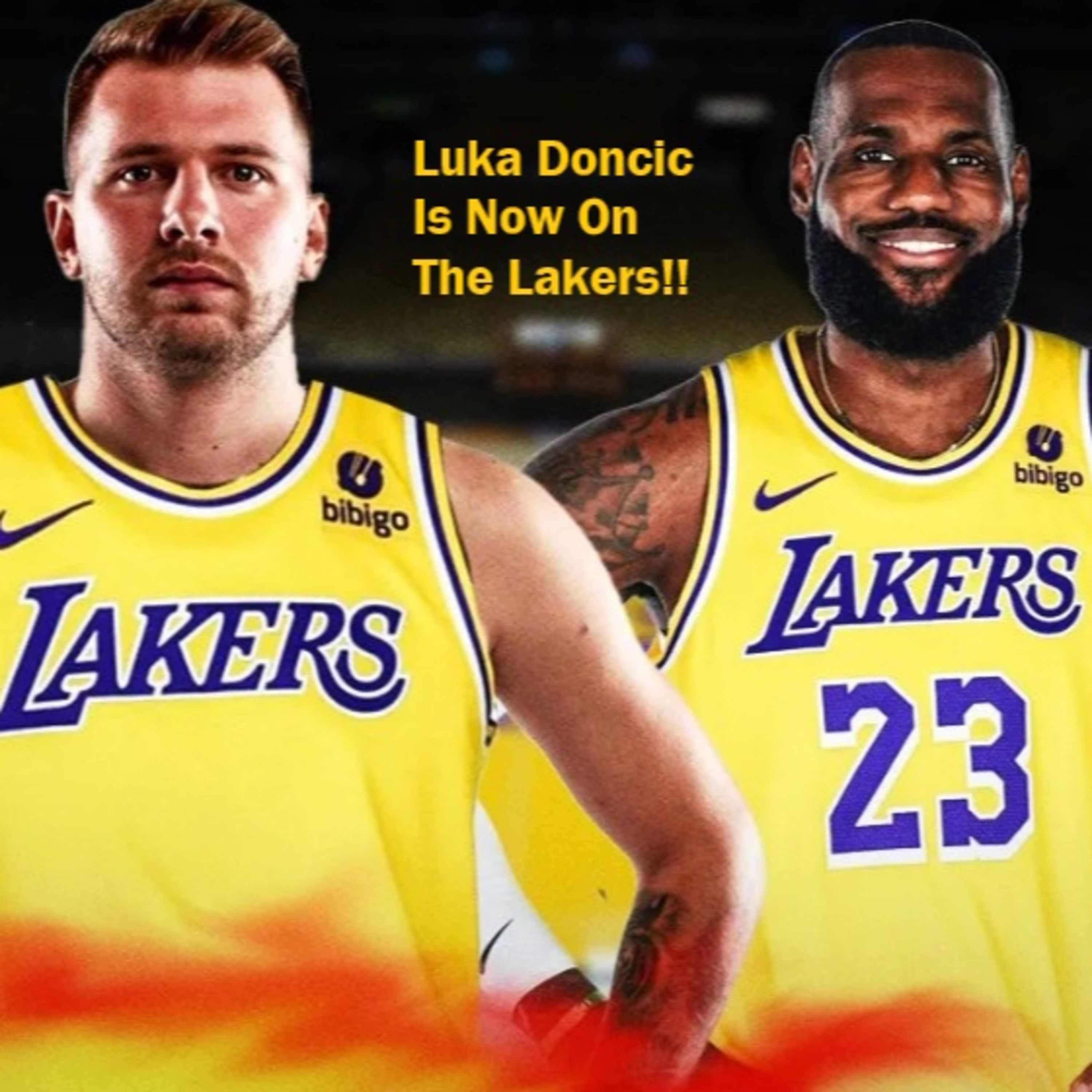 cover of episode BREAKING NEWS: Lakers-Knicks Postgame! The Lakers Win At MSG AND THEN TRADE AD FOR LUKA!