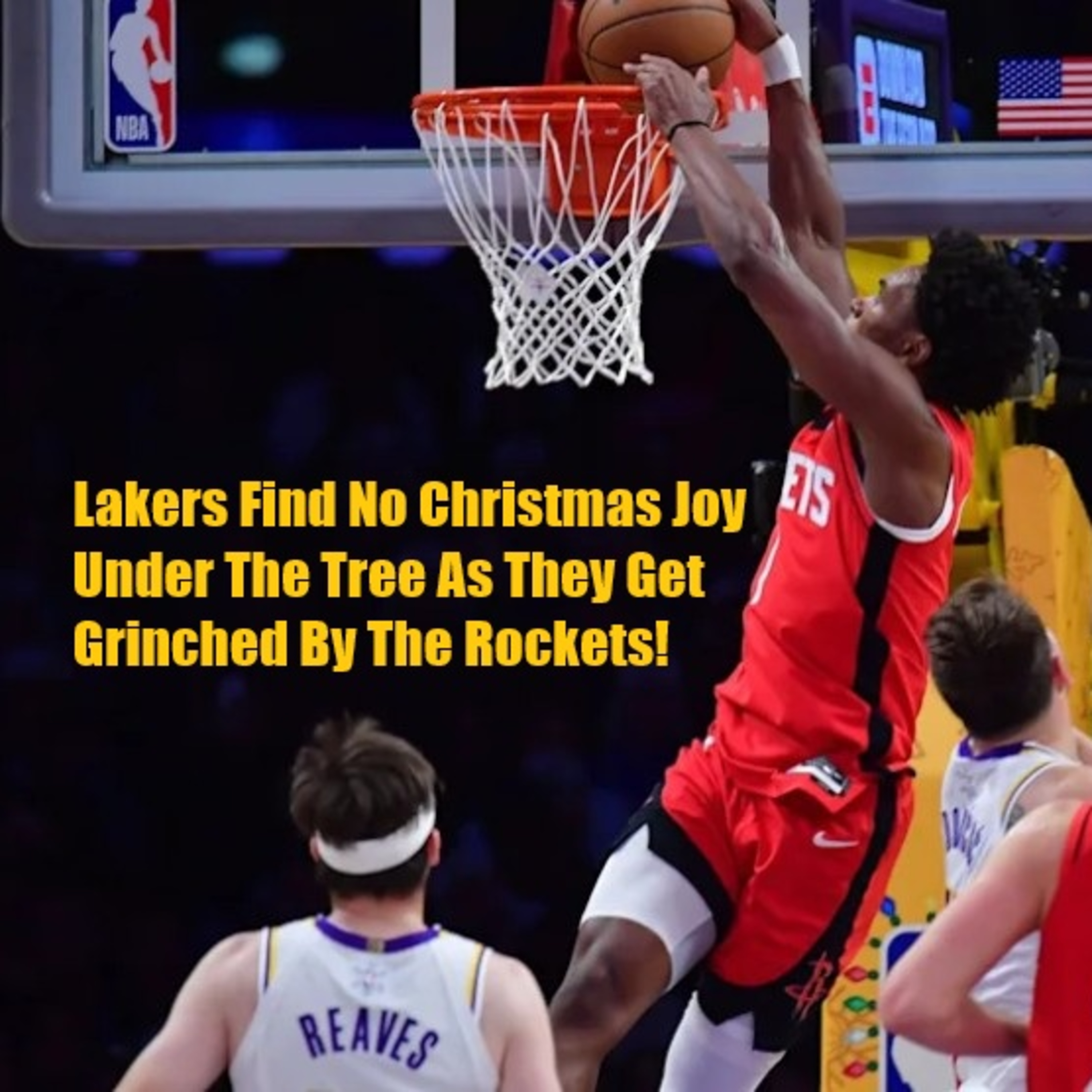 Lakers-Rockets Postgame! LA Finds A Lump Of Coal In Their Stocking As They Get Blasted By Houston!