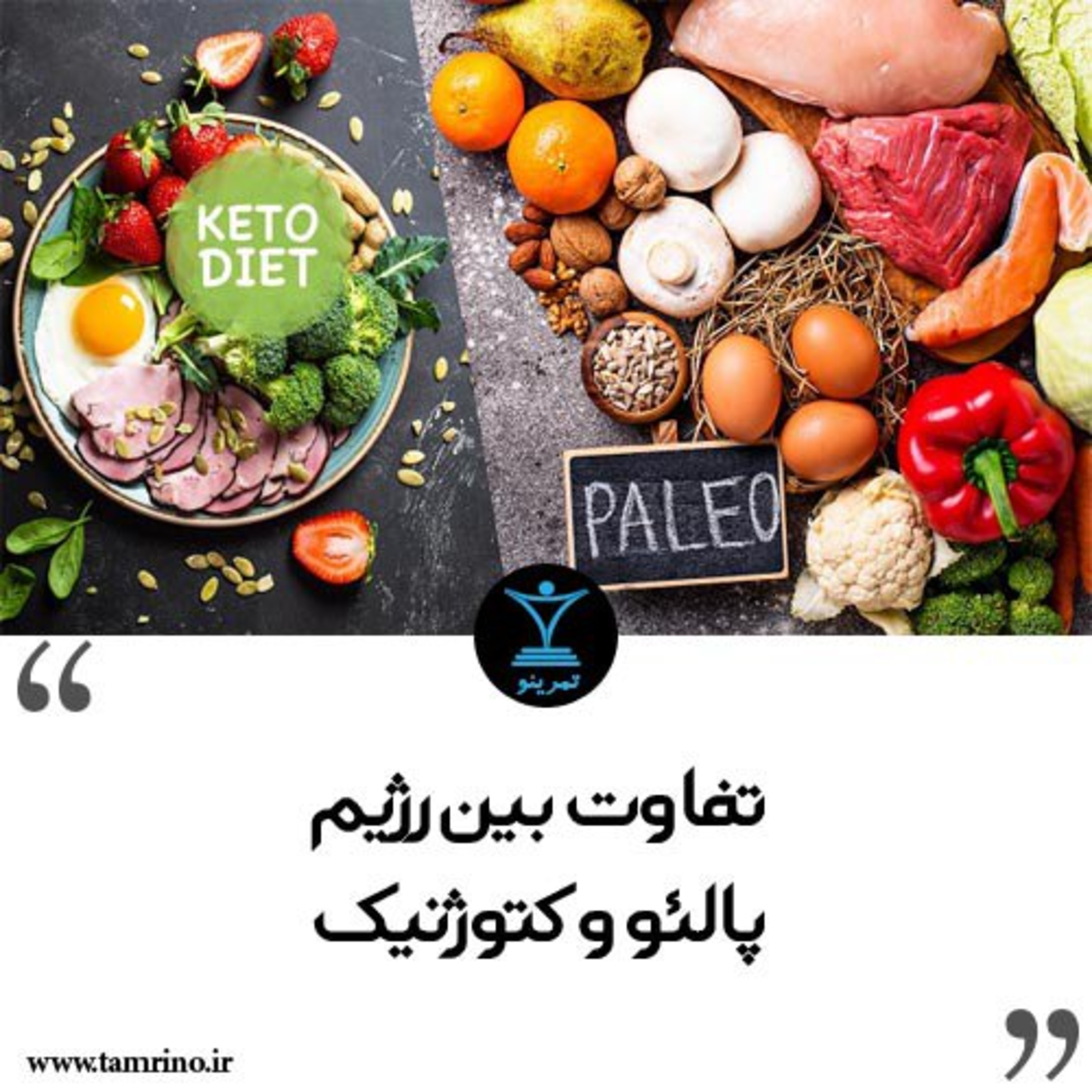 چه تفاوتی بین رژیم پالئو و کتوژنیک وجود دارد؟ (هوش مصنوعی)