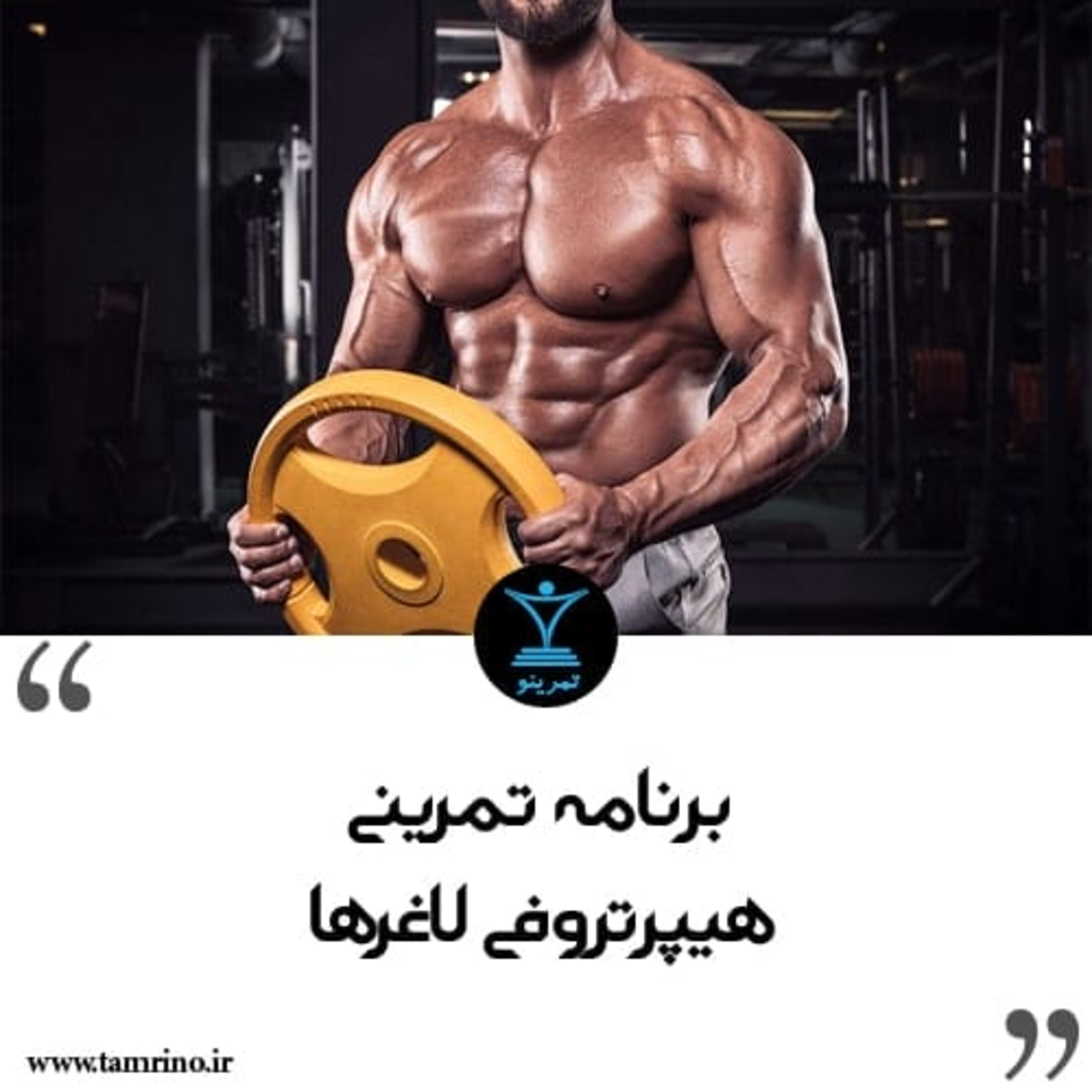 برنامه تمرینی هیپرتروفی لاغرها (هوش مصنوعی)