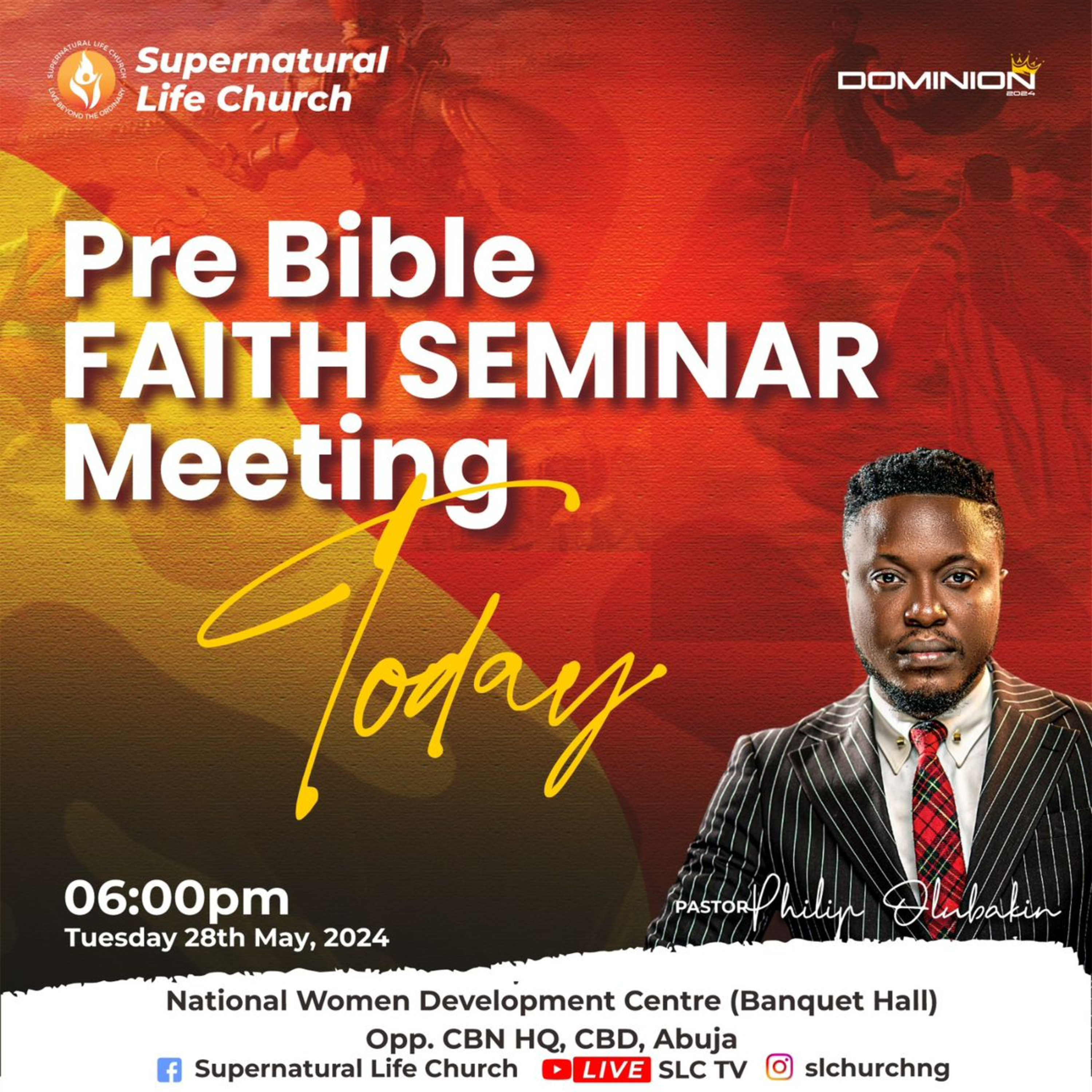 Pre Bible Faith Seminar Meeting - Pastor Philip Olubakin episode artwork