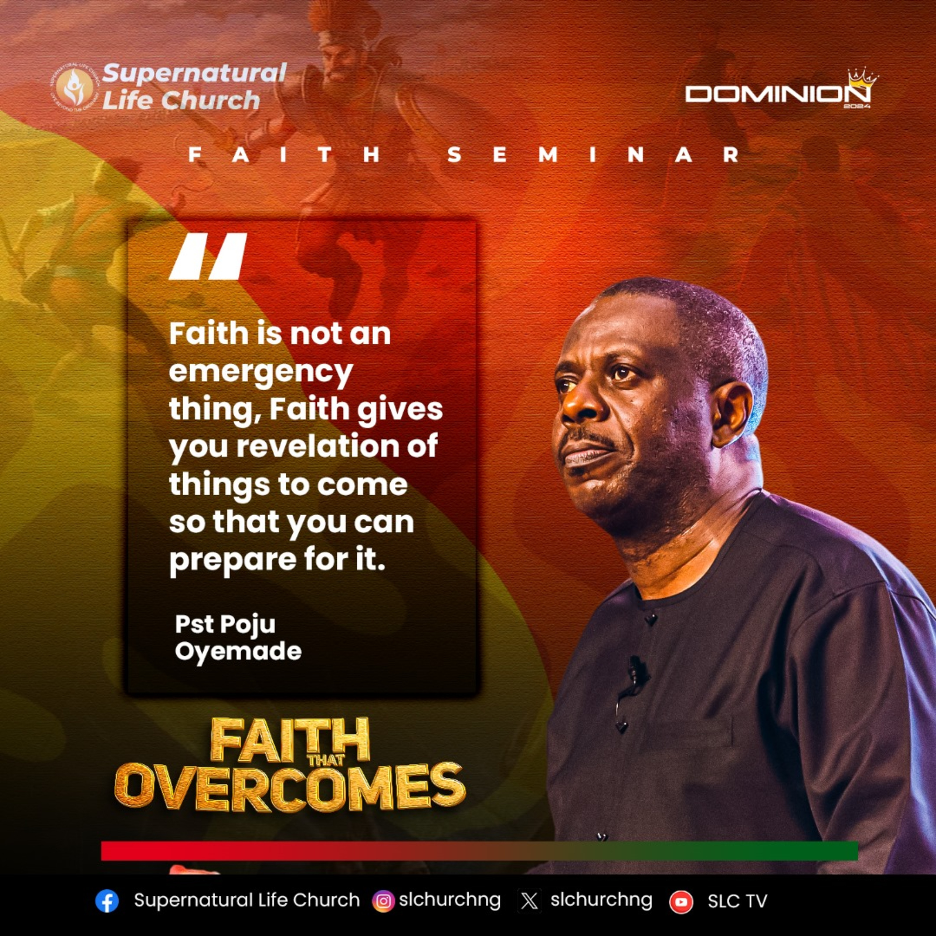 Faith that Overcomes - Pastor Poju Oyemade episode artwork