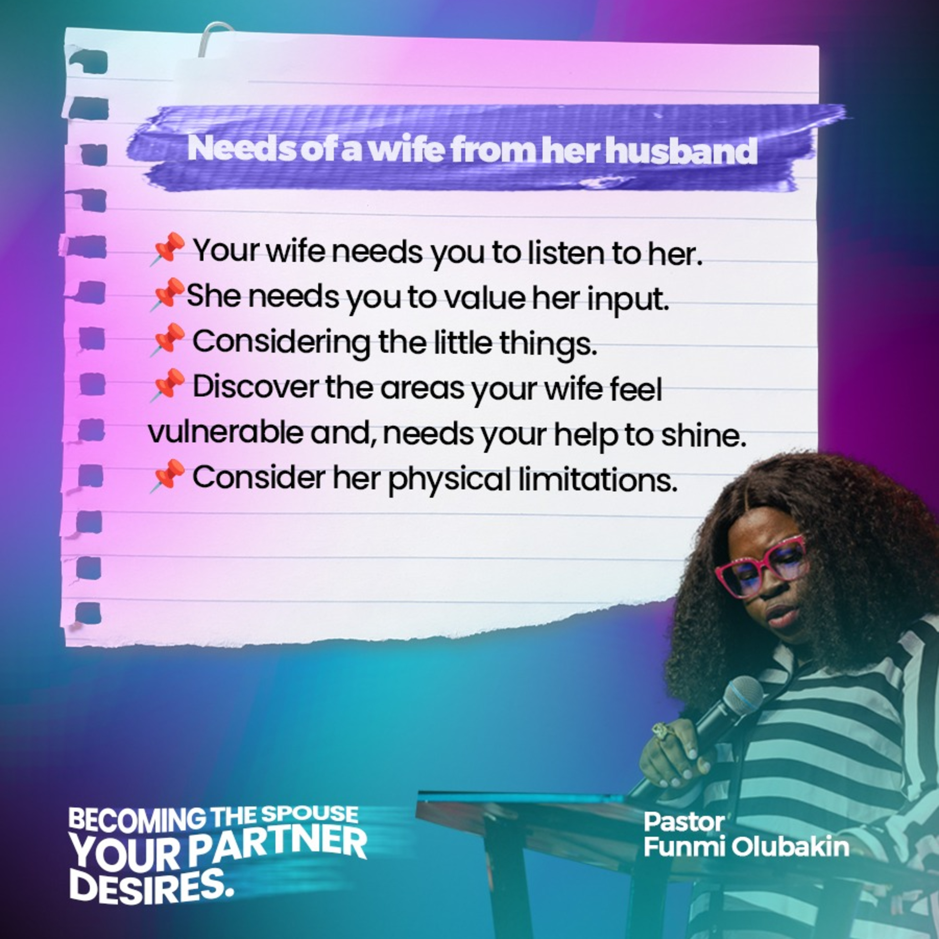 Becoming the Spouse Your Partner Desires - Pastor Funmi Olubakin episode artwork
