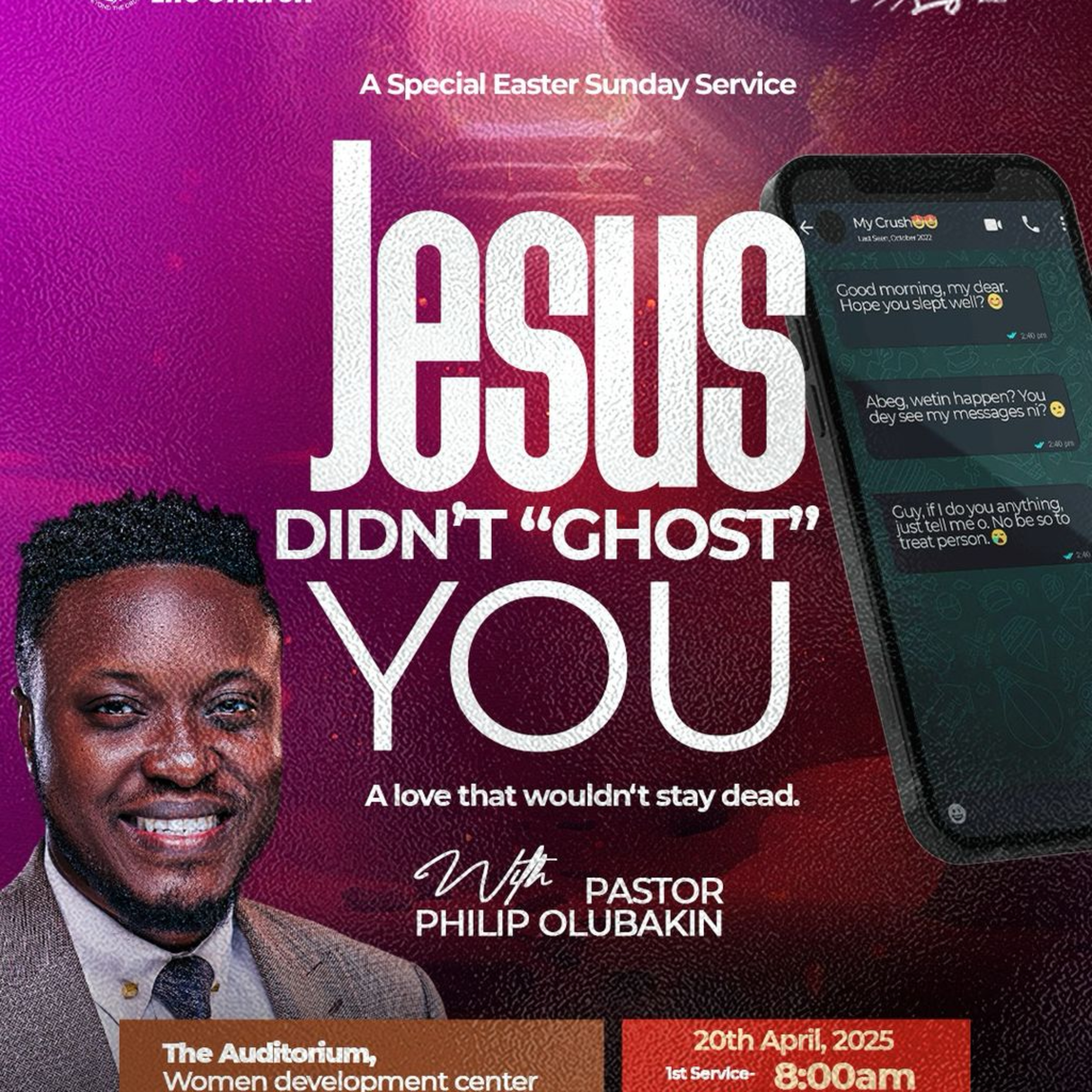 Jesus Didn't Ghost You (1)- Pastor Philip Olubakin episode artwork