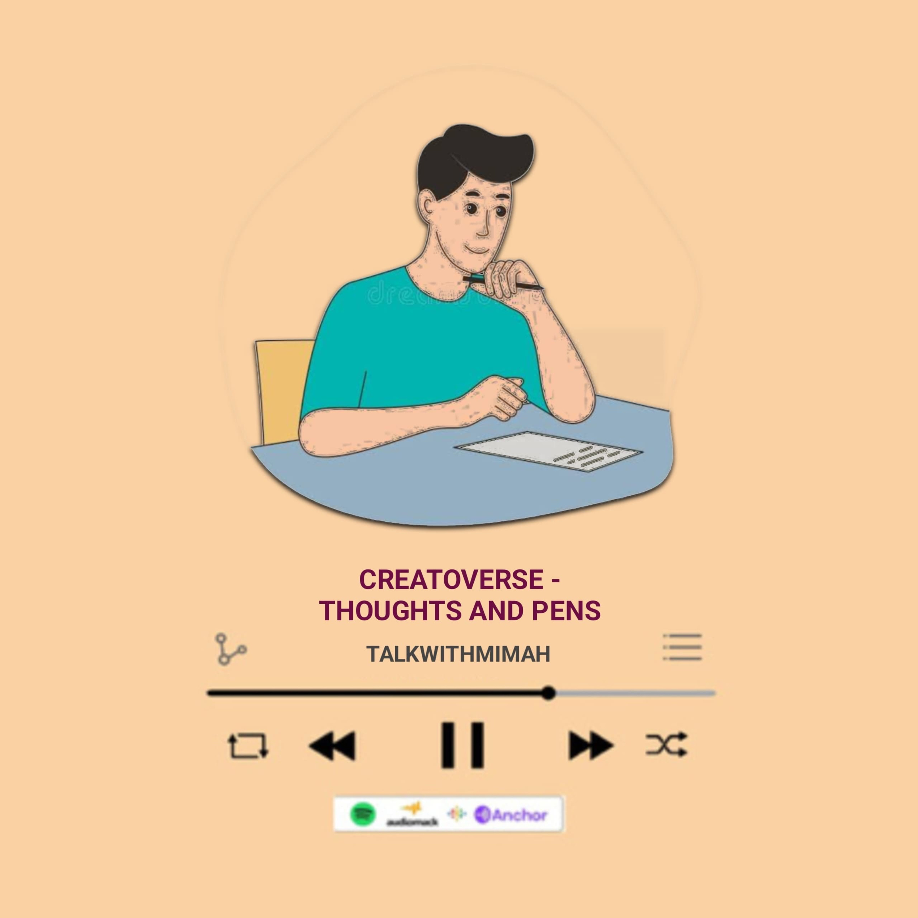 CreatoVerse ;Thoughts and Pens episode artwork