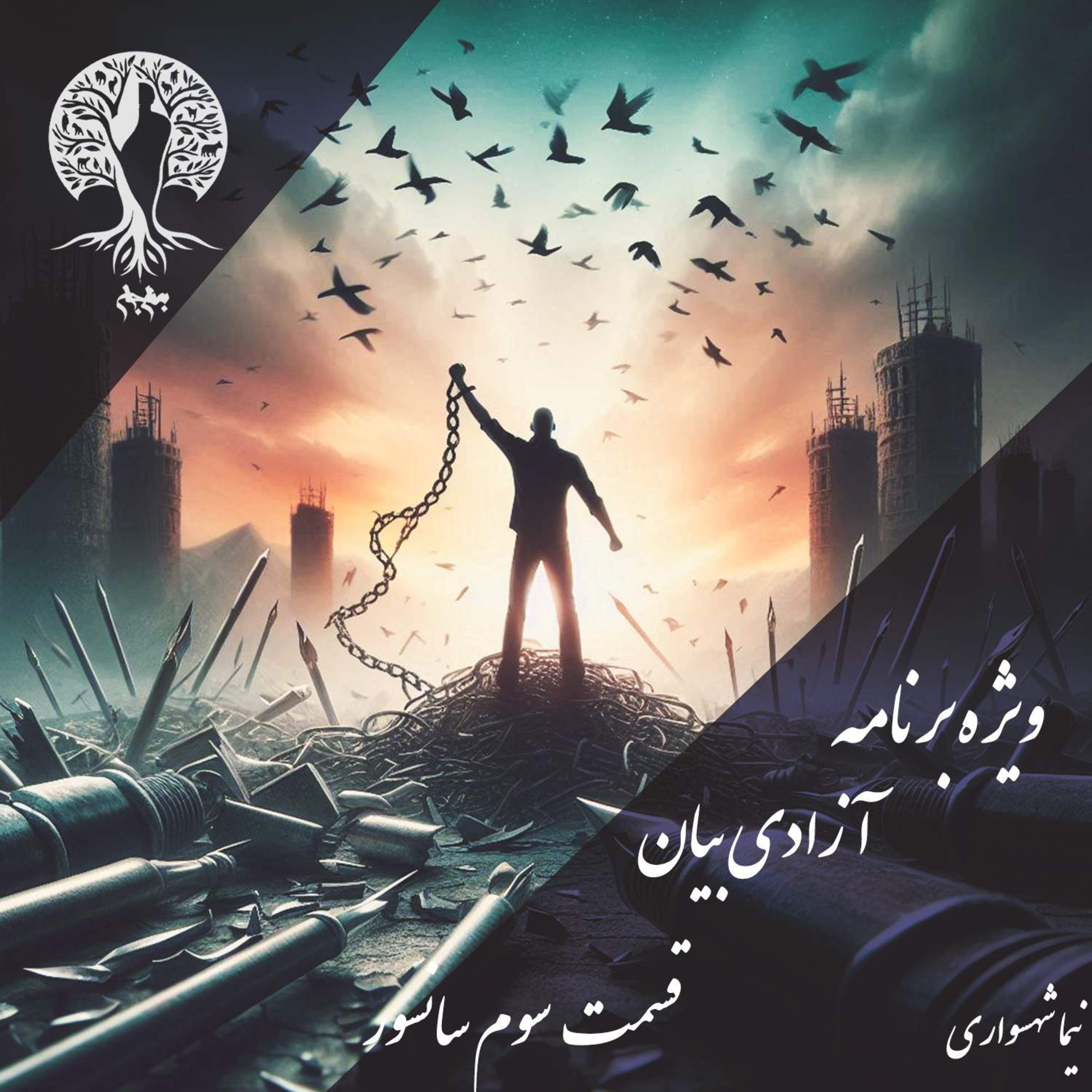 دو رویِ سکه‌یِ سکوت؛ با نیما شهسواری؛ قسمت سوم: کالبدشکافیِ سانسور از سیاهچاله‌هایِ استبداد تا الگوریتم‌هایِ لودگی episode artwork