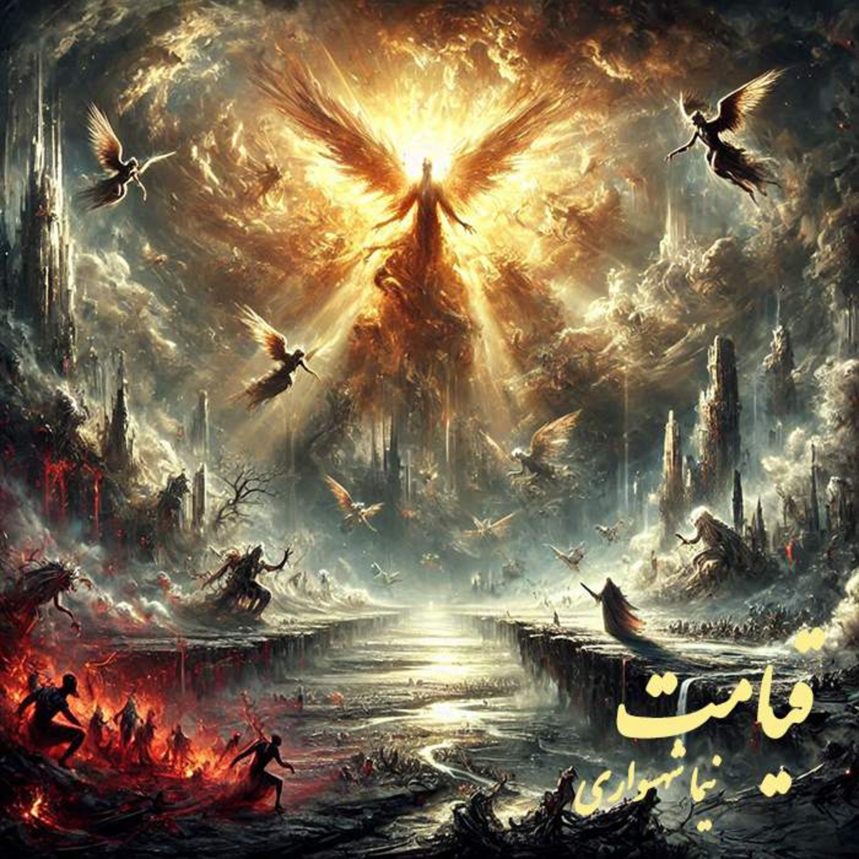 کتاب شعر صوتی قیام - شعر قیامت - اثر نیما شهسواری episode artwork