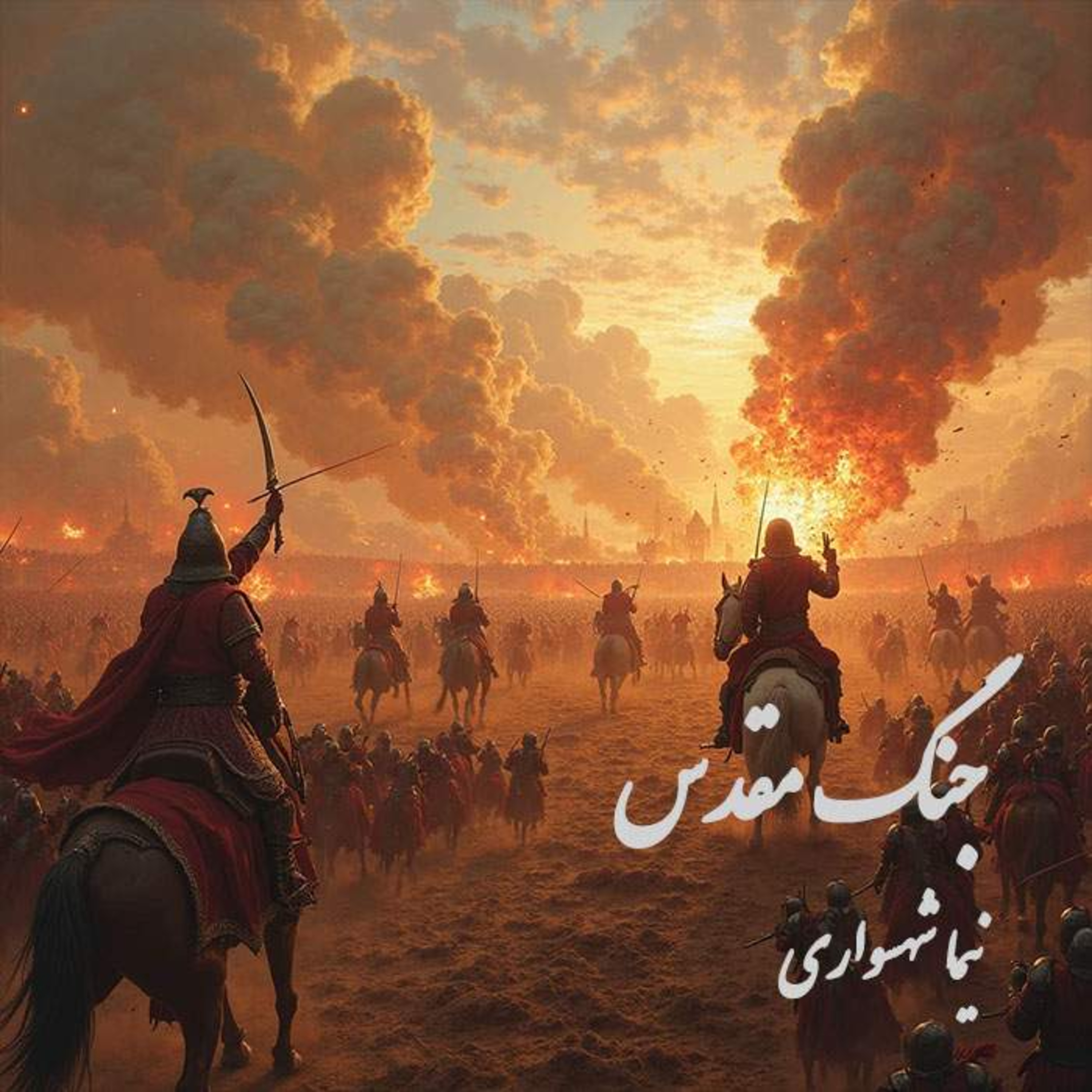 کتاب رزمنامه | شعر "جنگ مقدس": سلاخی جانها در پایِ اورشلیم و کربلا؛ نقدِ جنایت به نامِ دین episode artwork