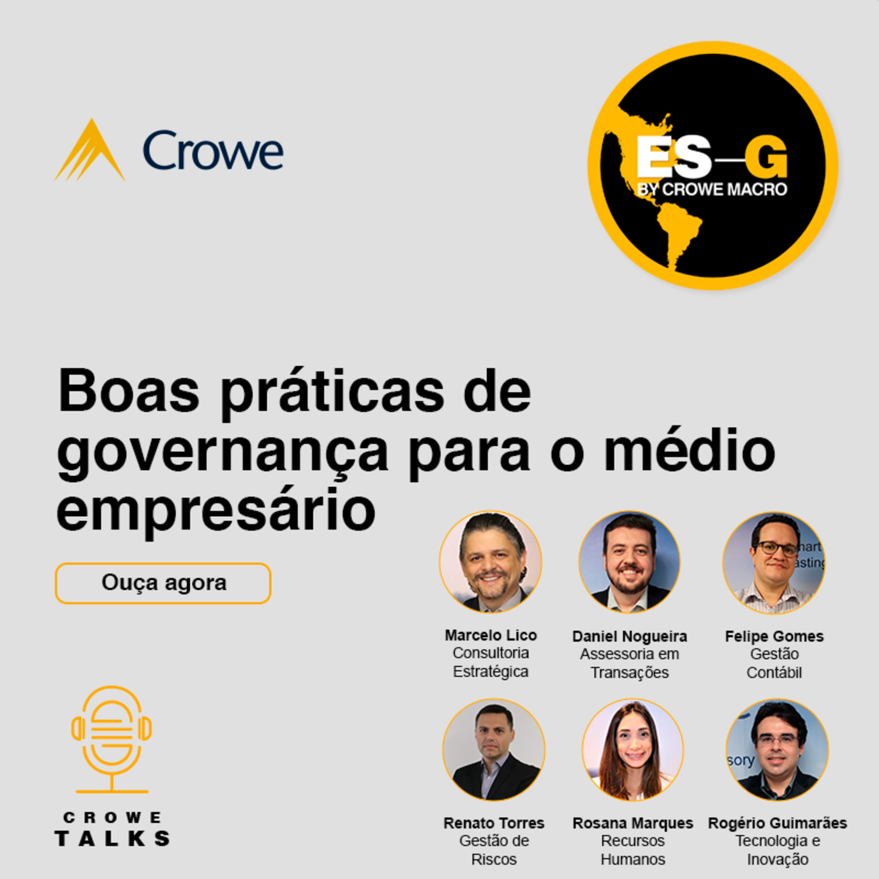 Boas práticas de governança para o médio empresário | Crowetalks #14 episode artwork