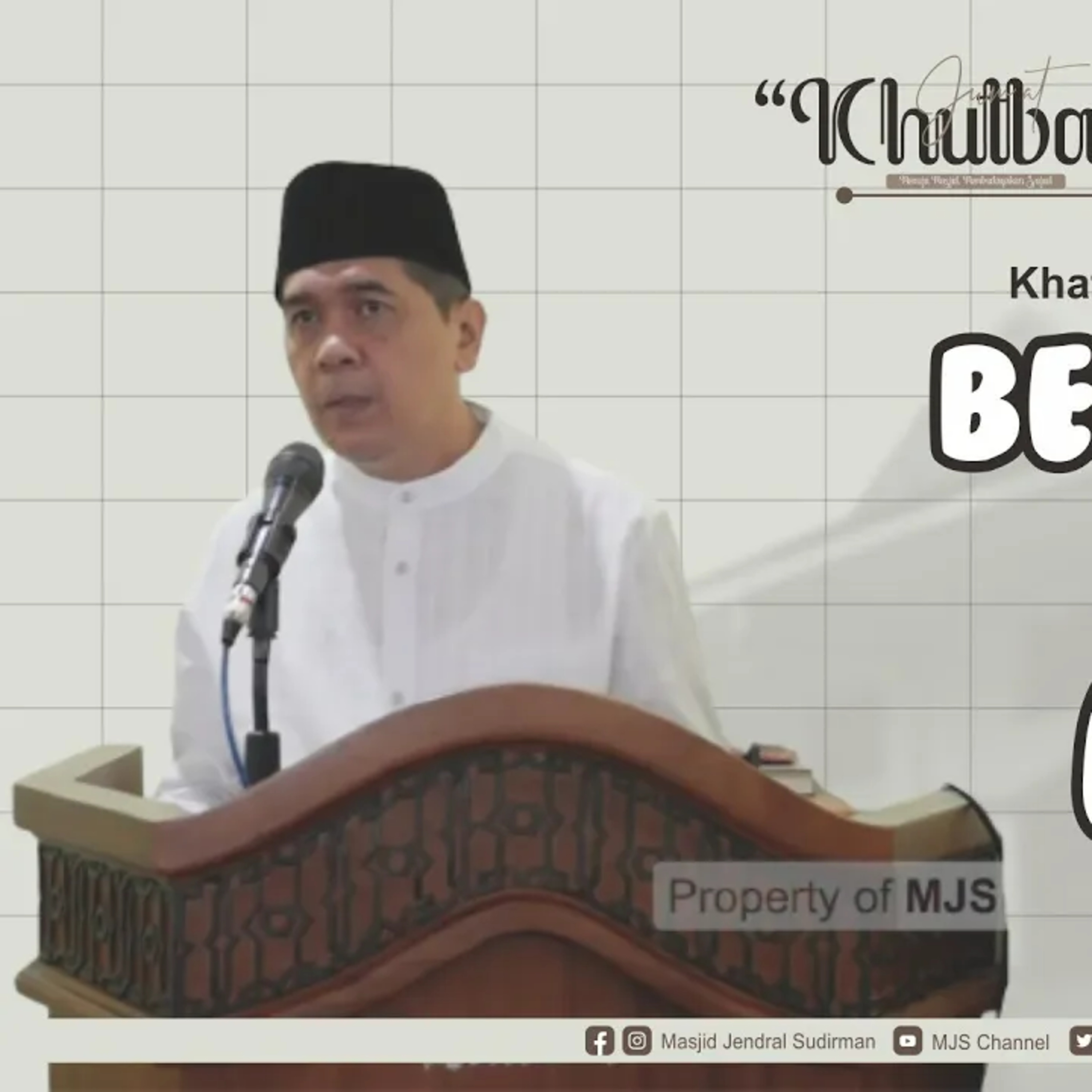 Khutbah Jumat #19 : Dr. Ali Shodiqin, S. Ag., M.Ag. - Bertawakal kepada Allah