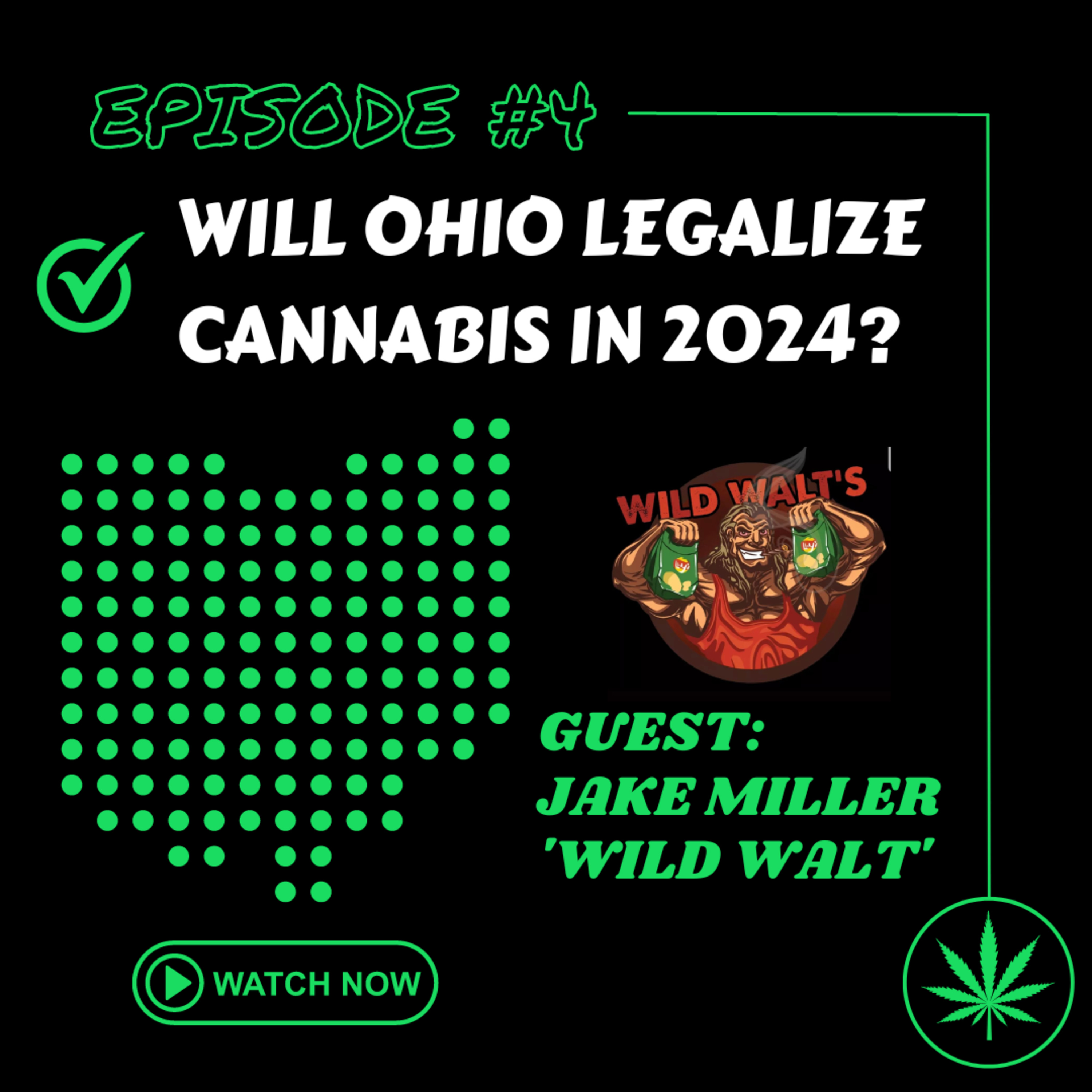 EP#4 Jake 'Wild Walt' Miller | Will Ohio legalize Marijuana in 2024?  episode artwork