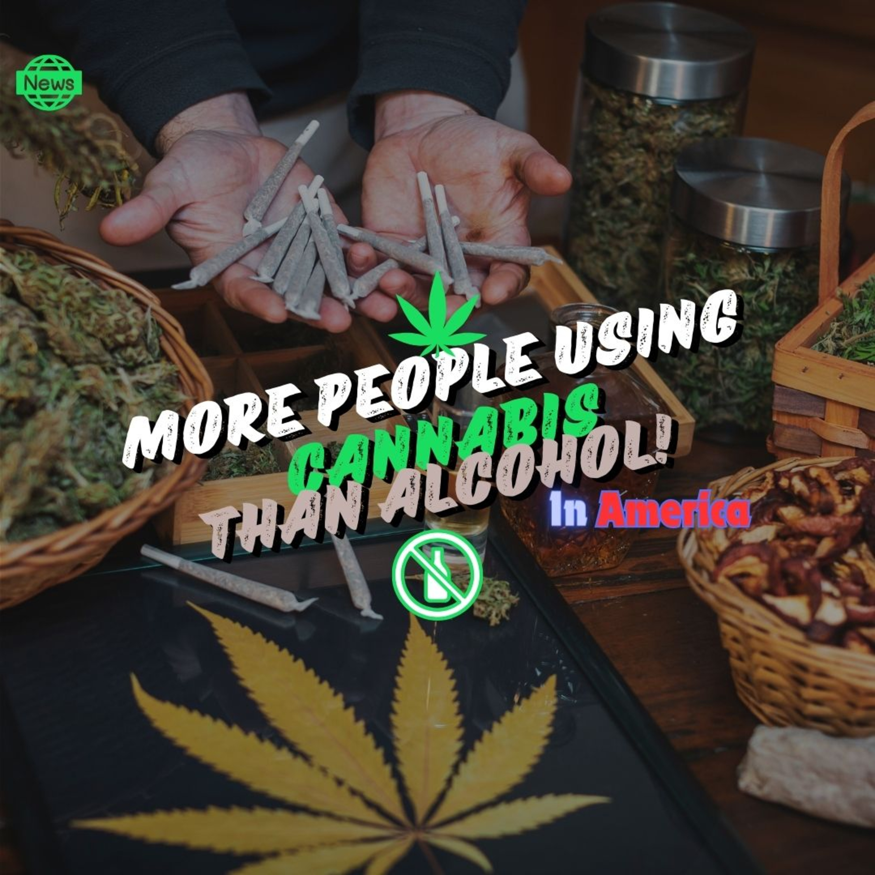 Cannabis Surpasses Alcohol In Daily Use For Americans | HUGE News! episode artwork