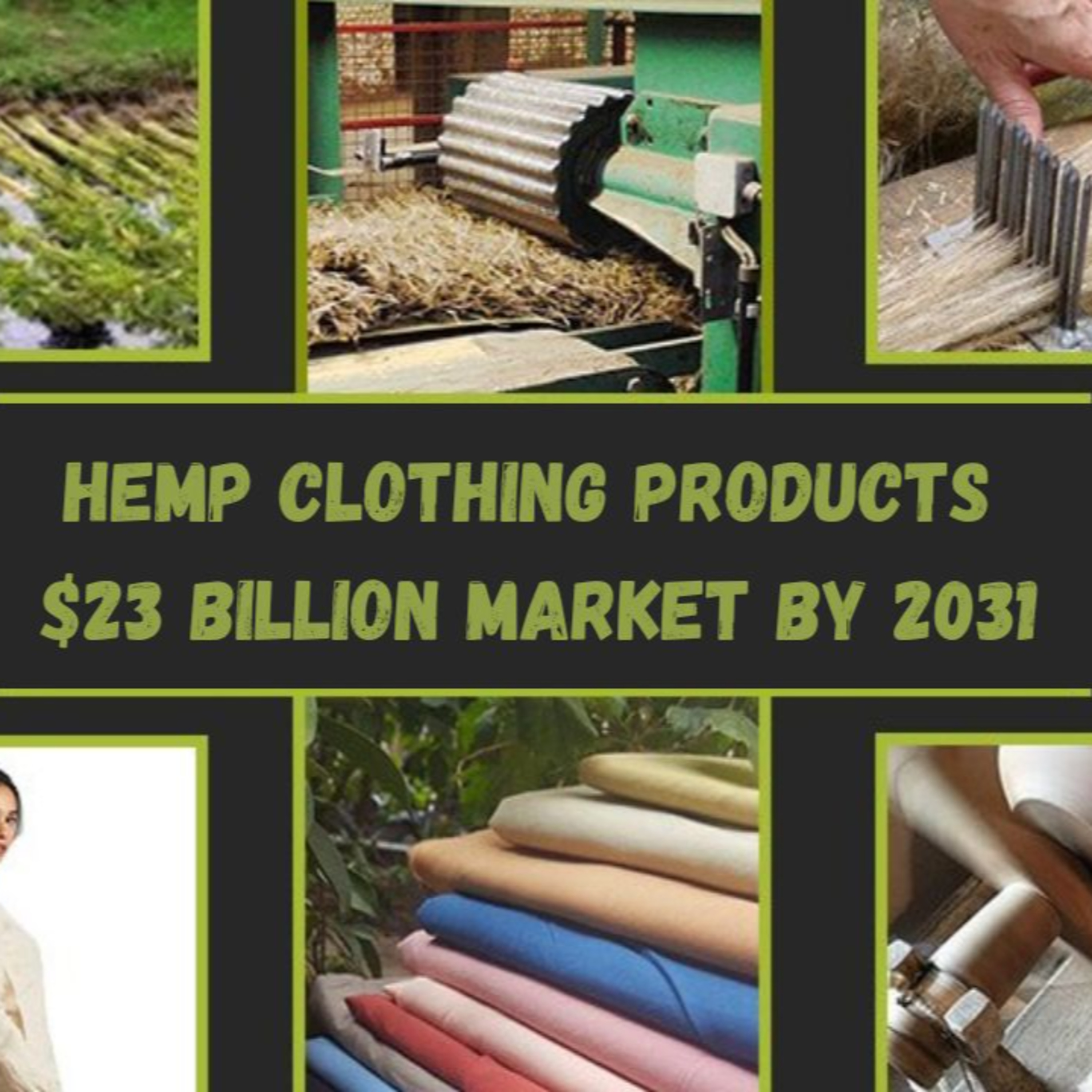 Hemp Clothing: A $23 BILLION market!