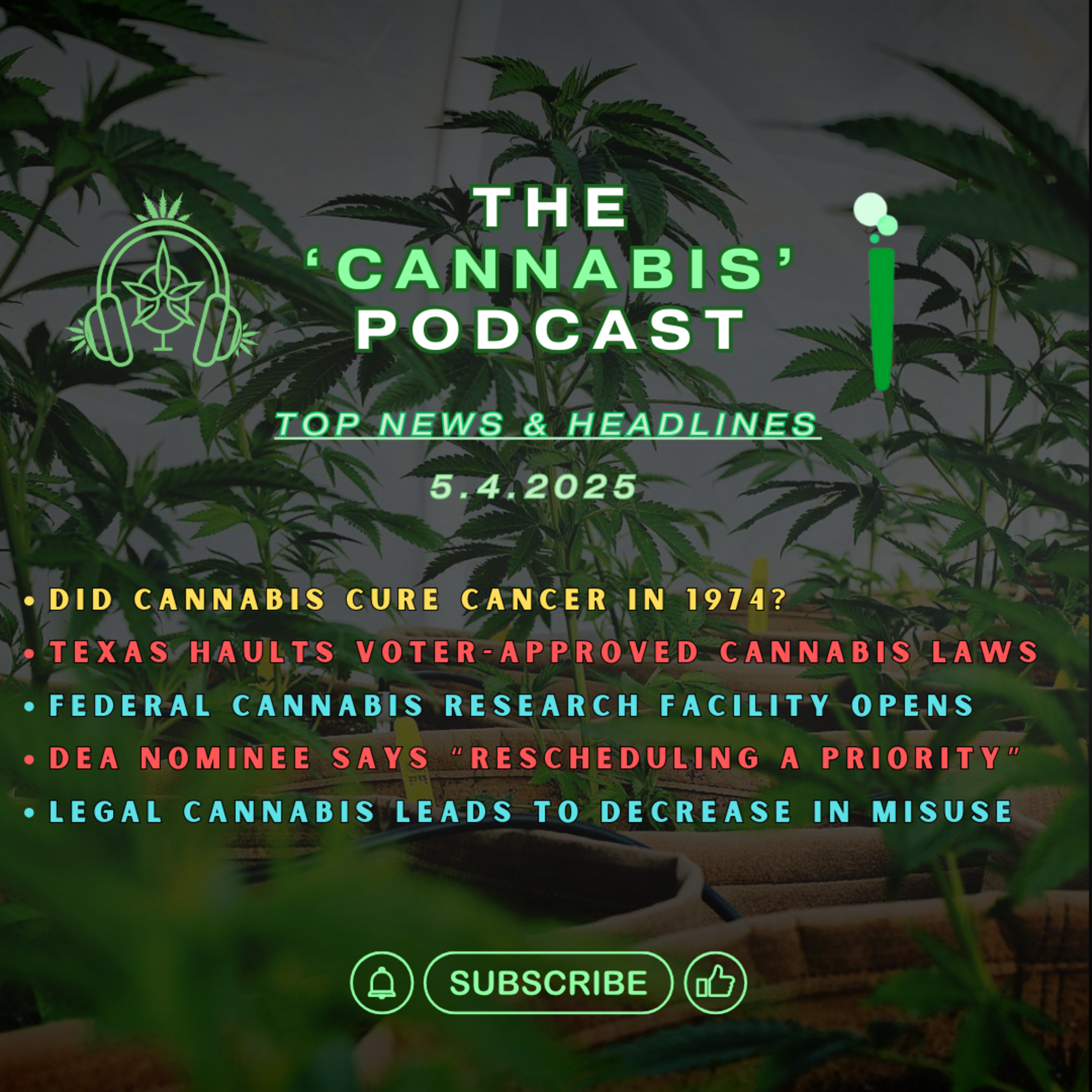 Top Cannabis News & Headlines w/ ‪@PHiLOSOPHEEZ‬ | 5.4.25 | The ‘CANNABIS’ Podcast episode artwork