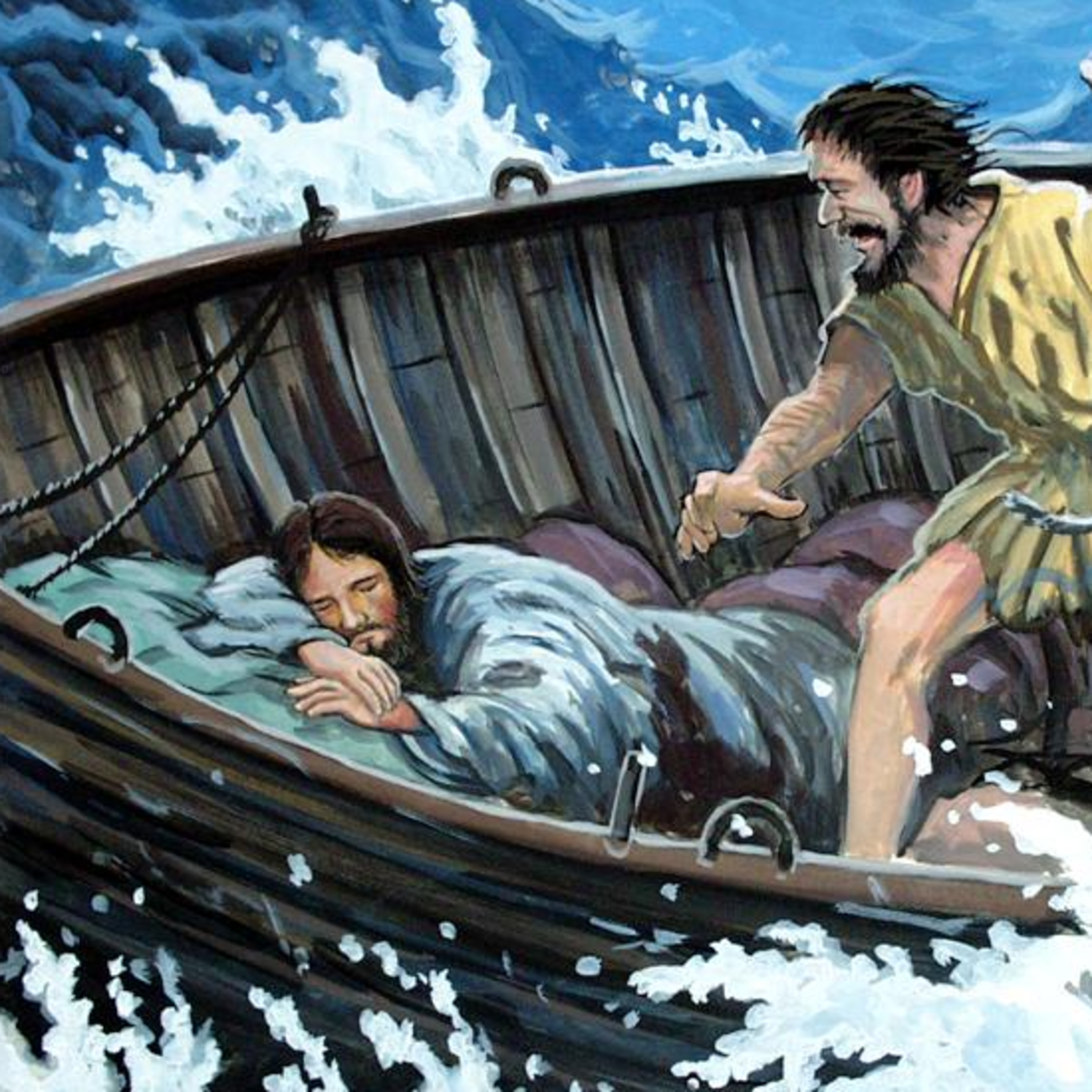 Mark 4:35-41 and the guys episode artwork