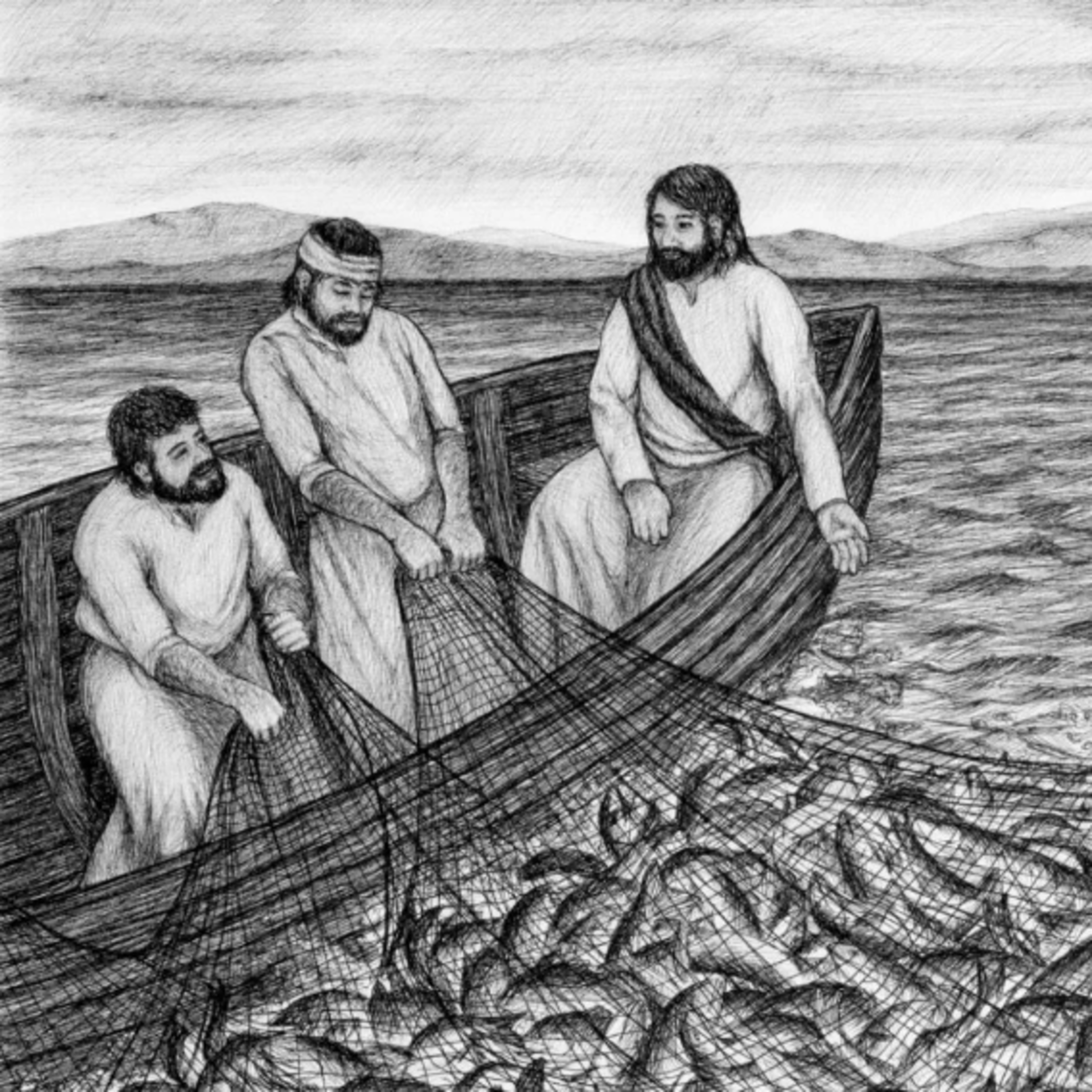Luke 5:1-11 and the guys episode artwork