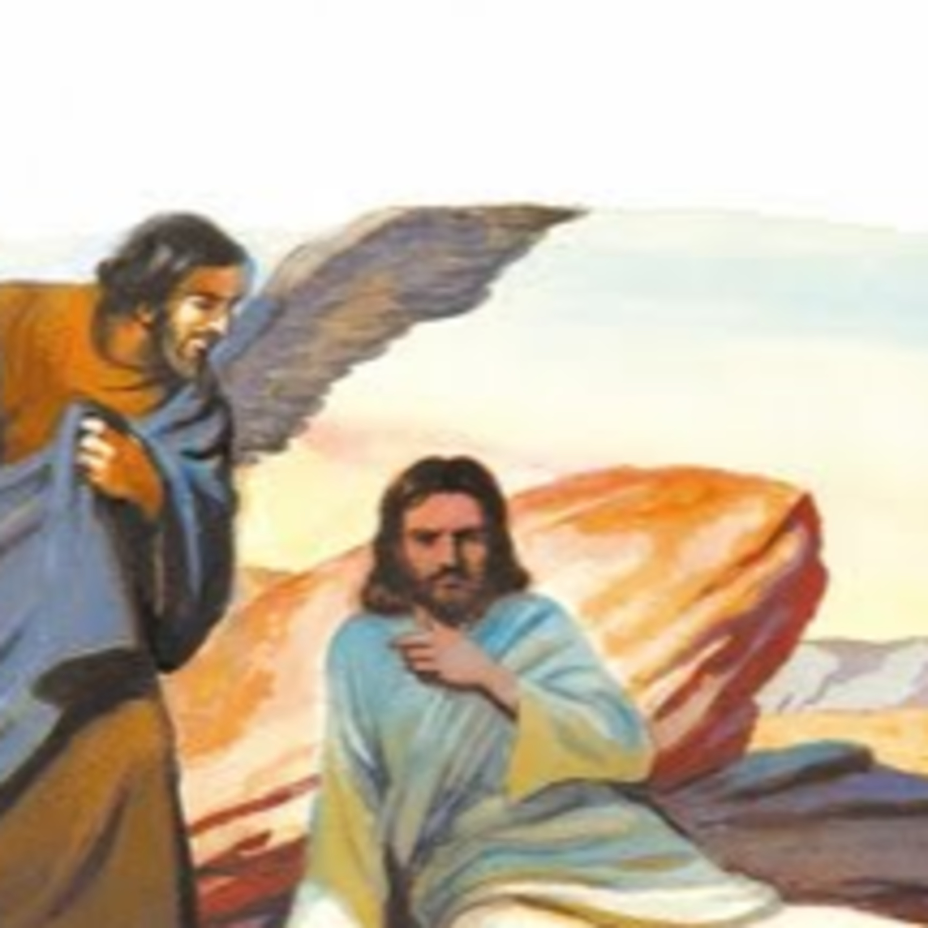 Luke 4:1-13 and the guys episode artwork