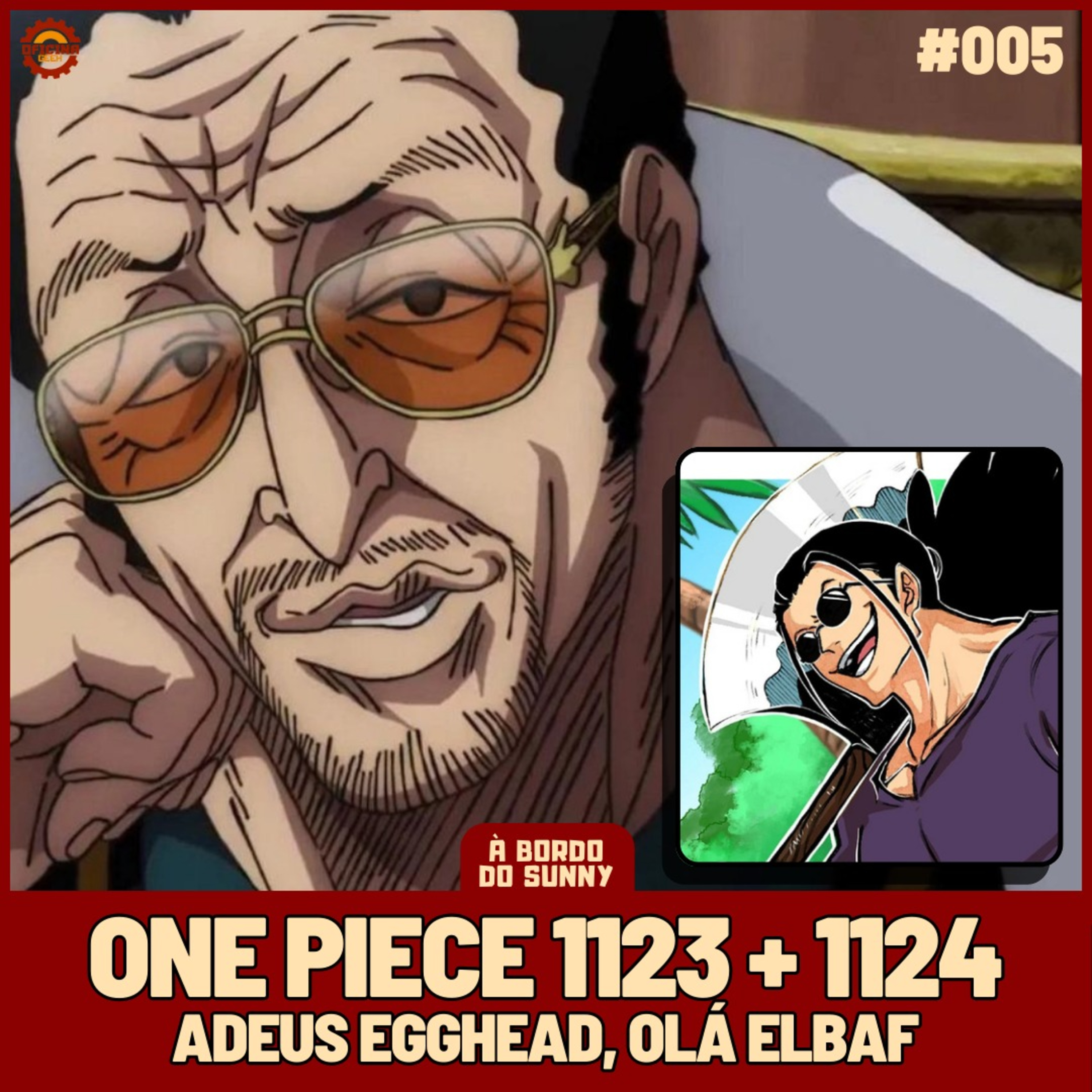 A Bordo do Sunny #05 - One Piece 1123 + 1124 (Adeus Egghead e olá Elbaf) episode artwork