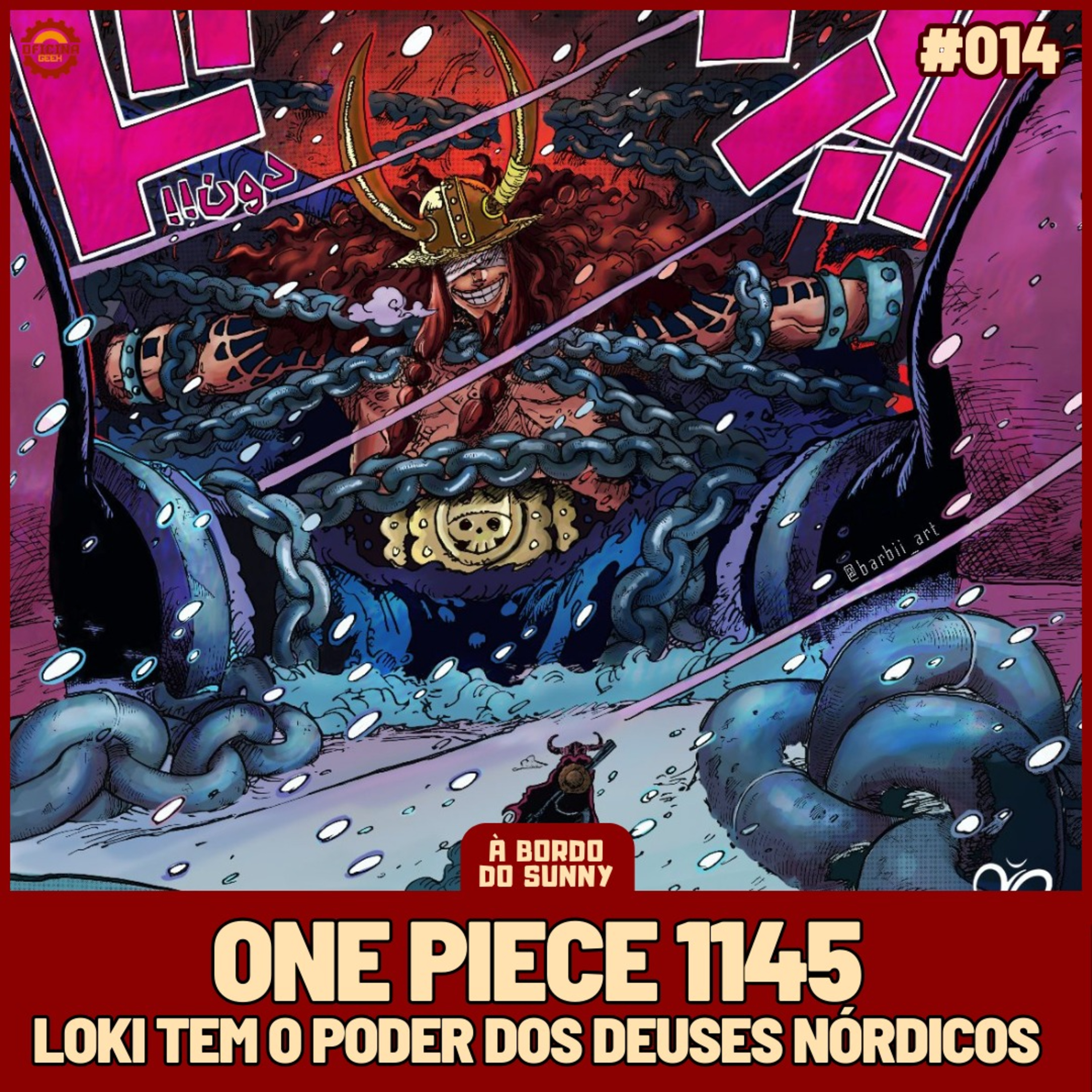 A Bordo do Sunny #14 - One Piece 1145 (Loki tem o poder dos deuses nórdicos) episode artwork