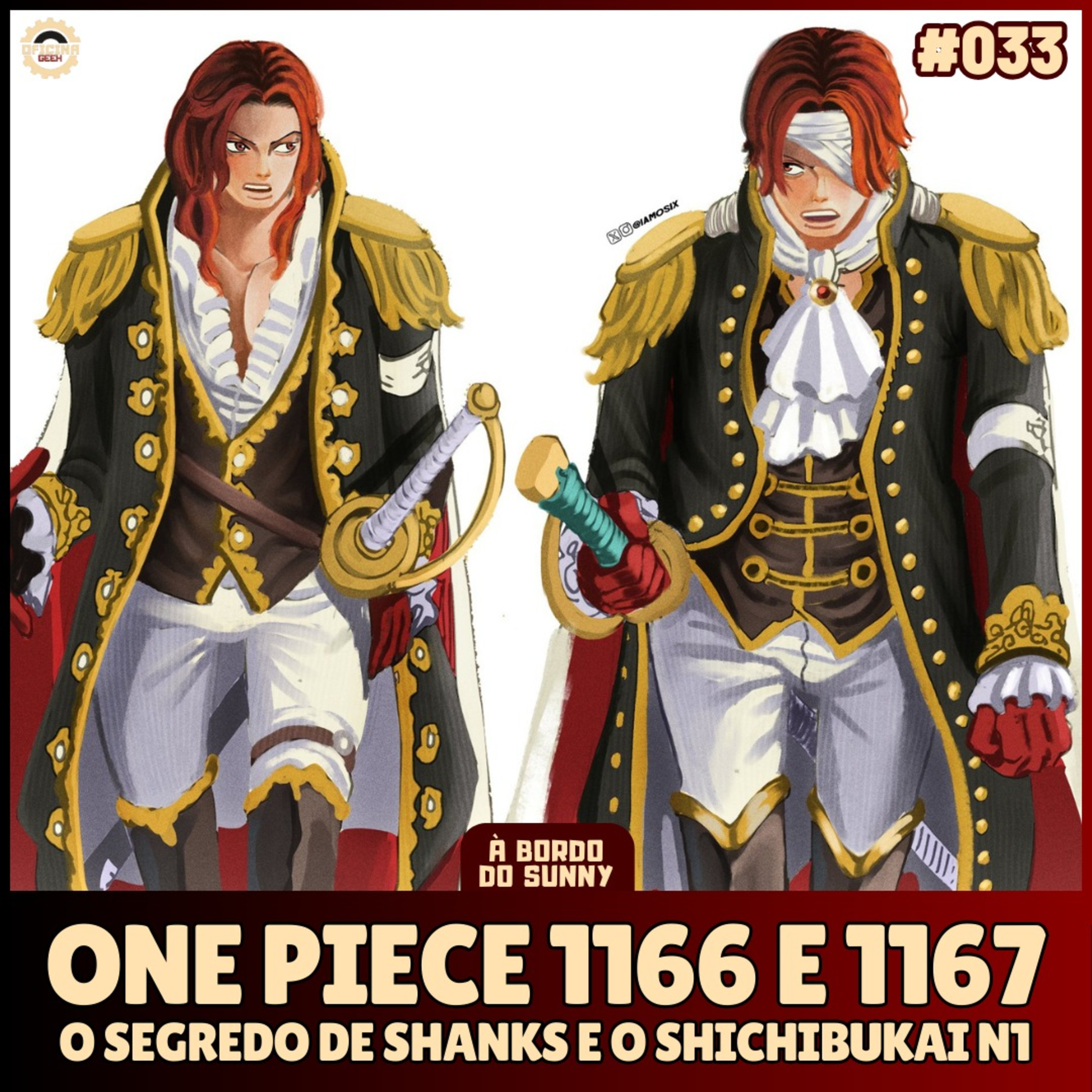 A Bordo do Sunny #33 - One Piece 1166 e 1167 (O segredo de Shanks e os Shichibukai N1) episode artwork