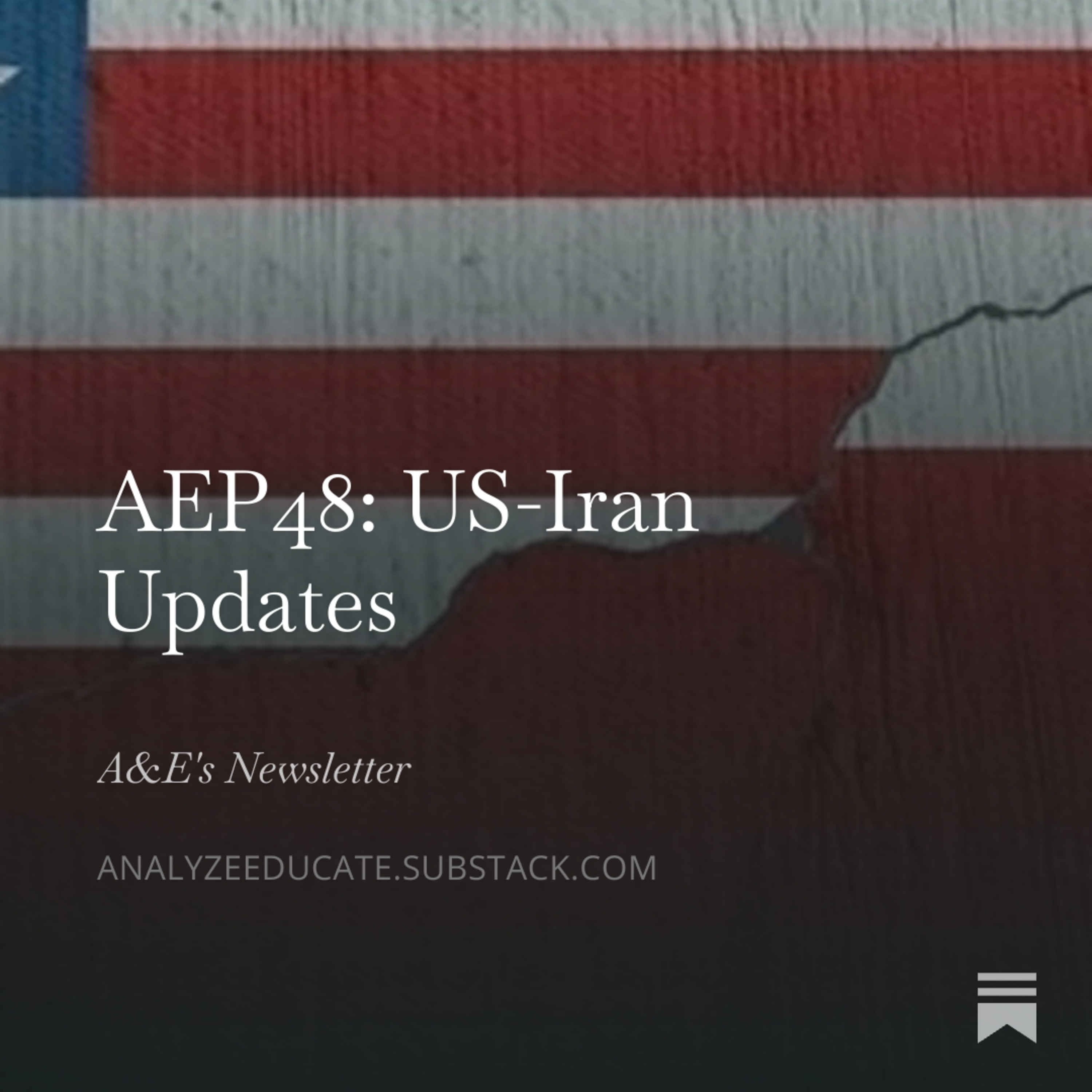 AEP48: US-Iran Updates episode artwork